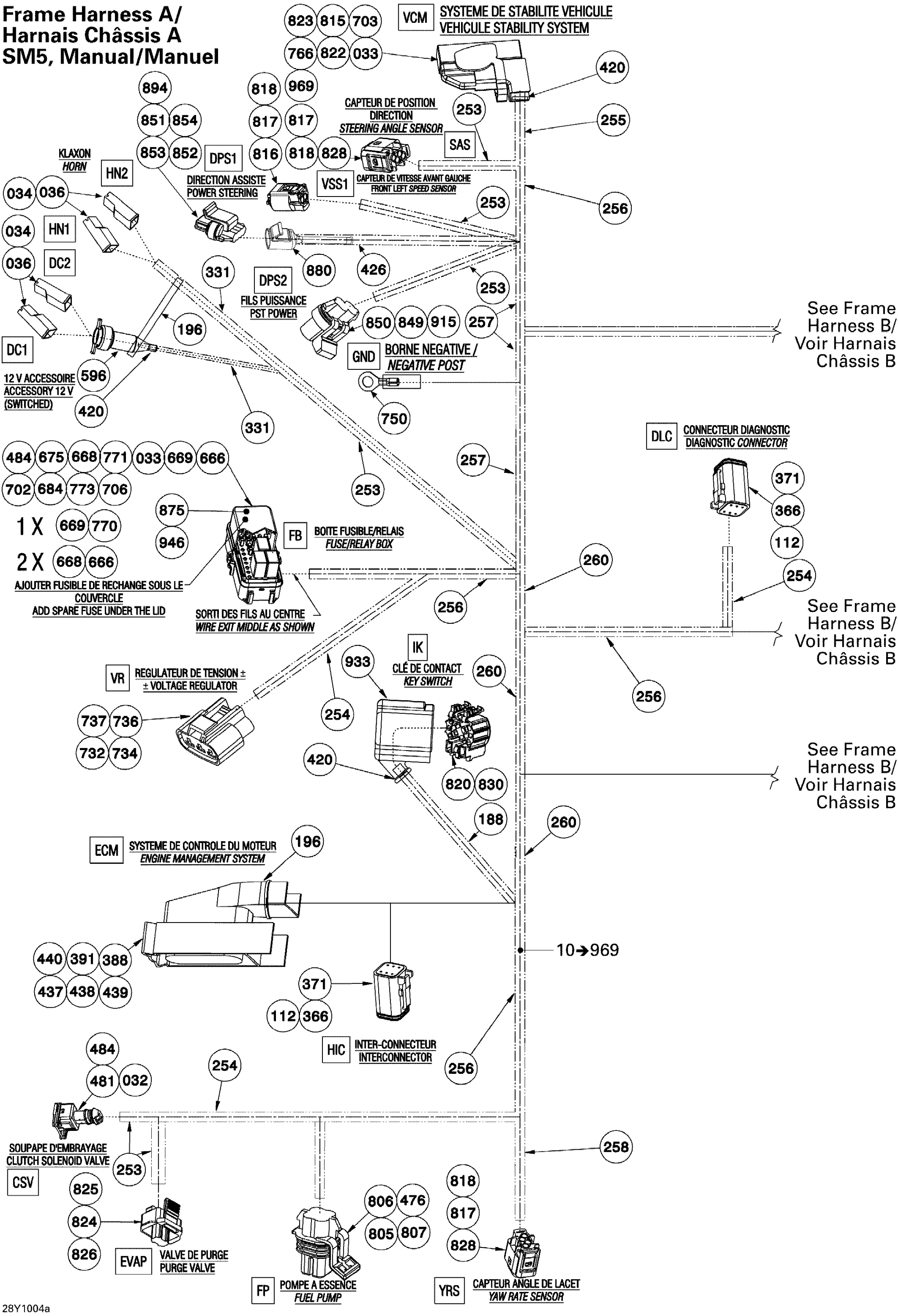 Схема узла: Frame Harness A_SM5 Manual