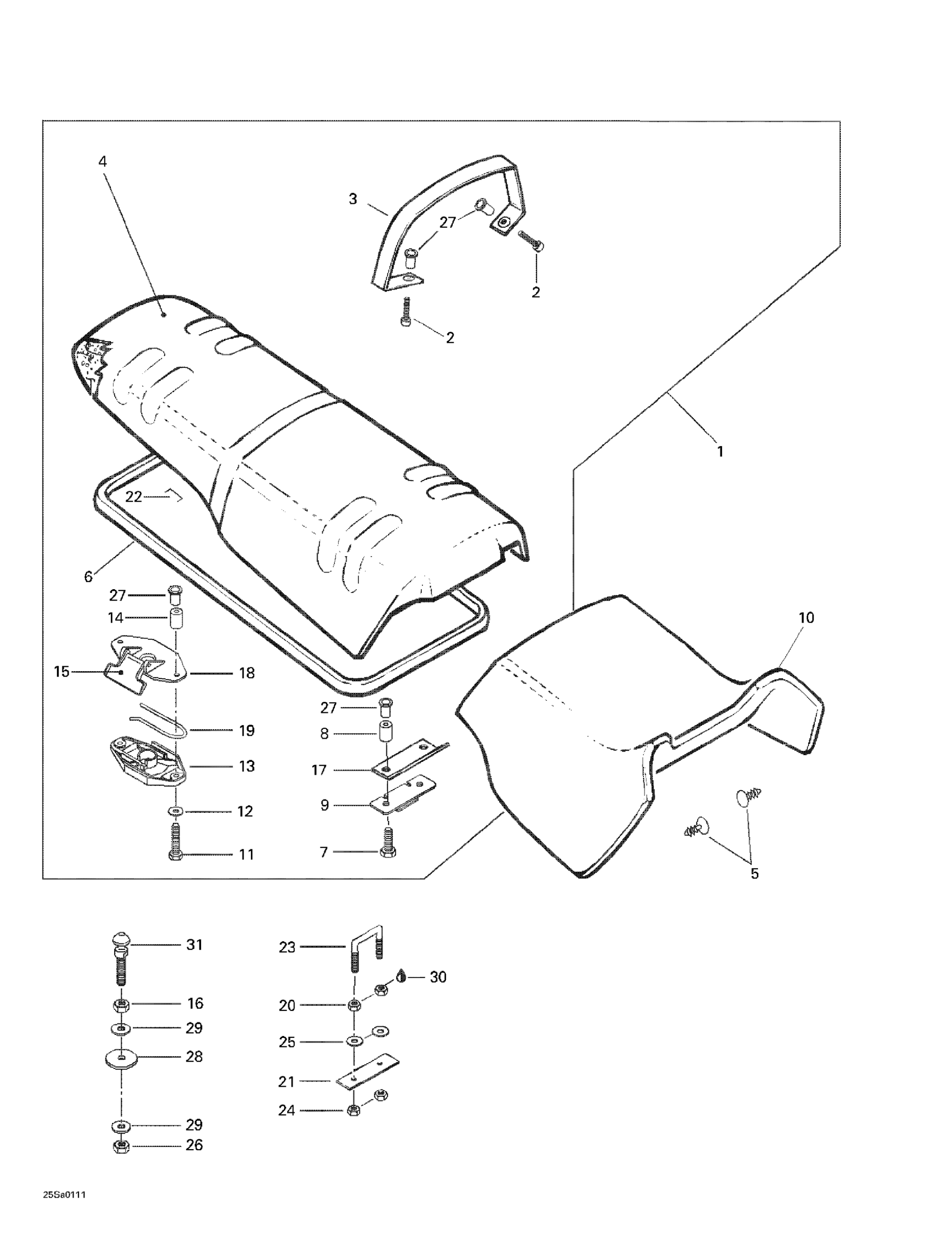 Seat And Engine Cover