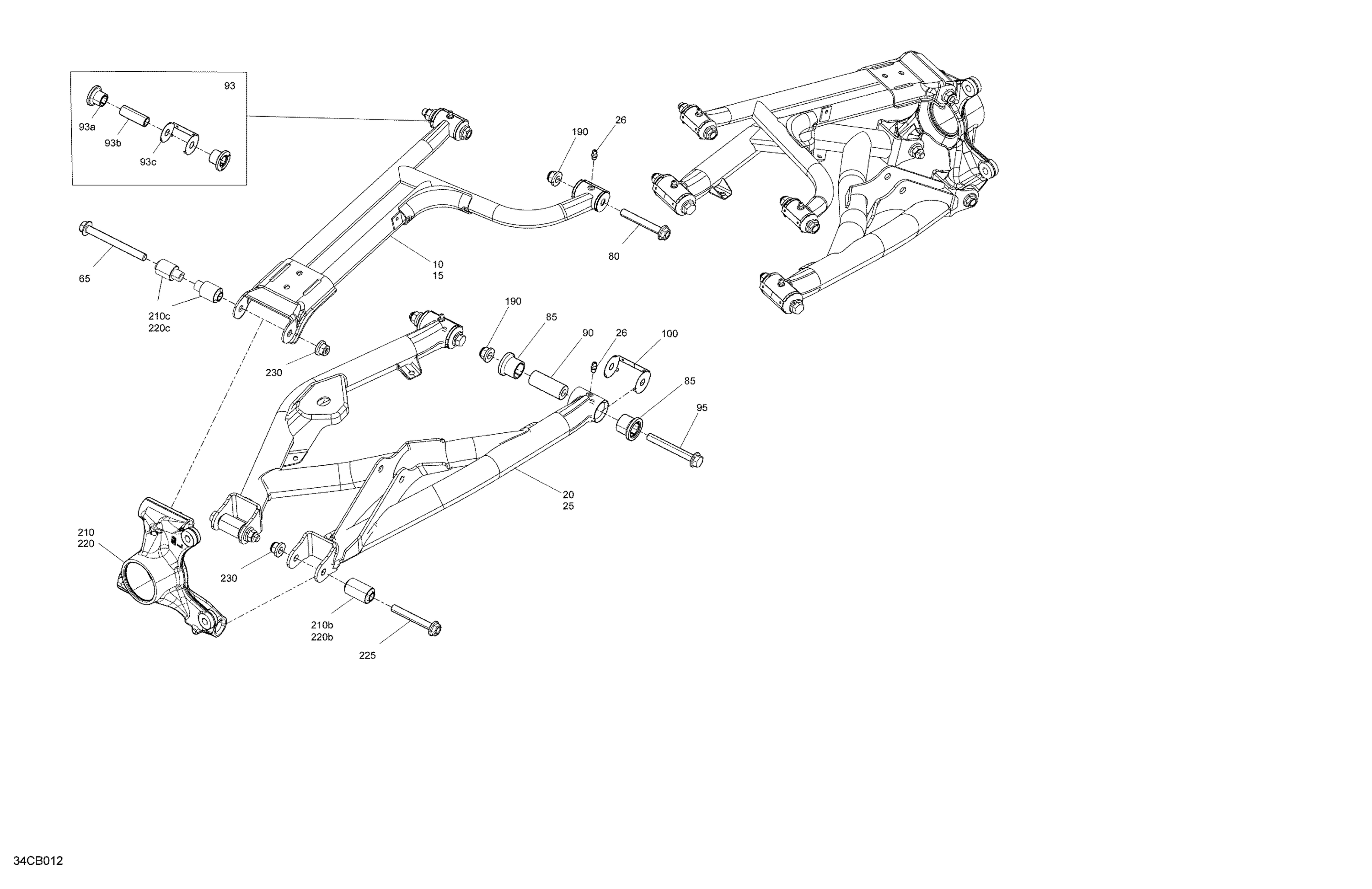 Схема узла: Suspension - Rear Components