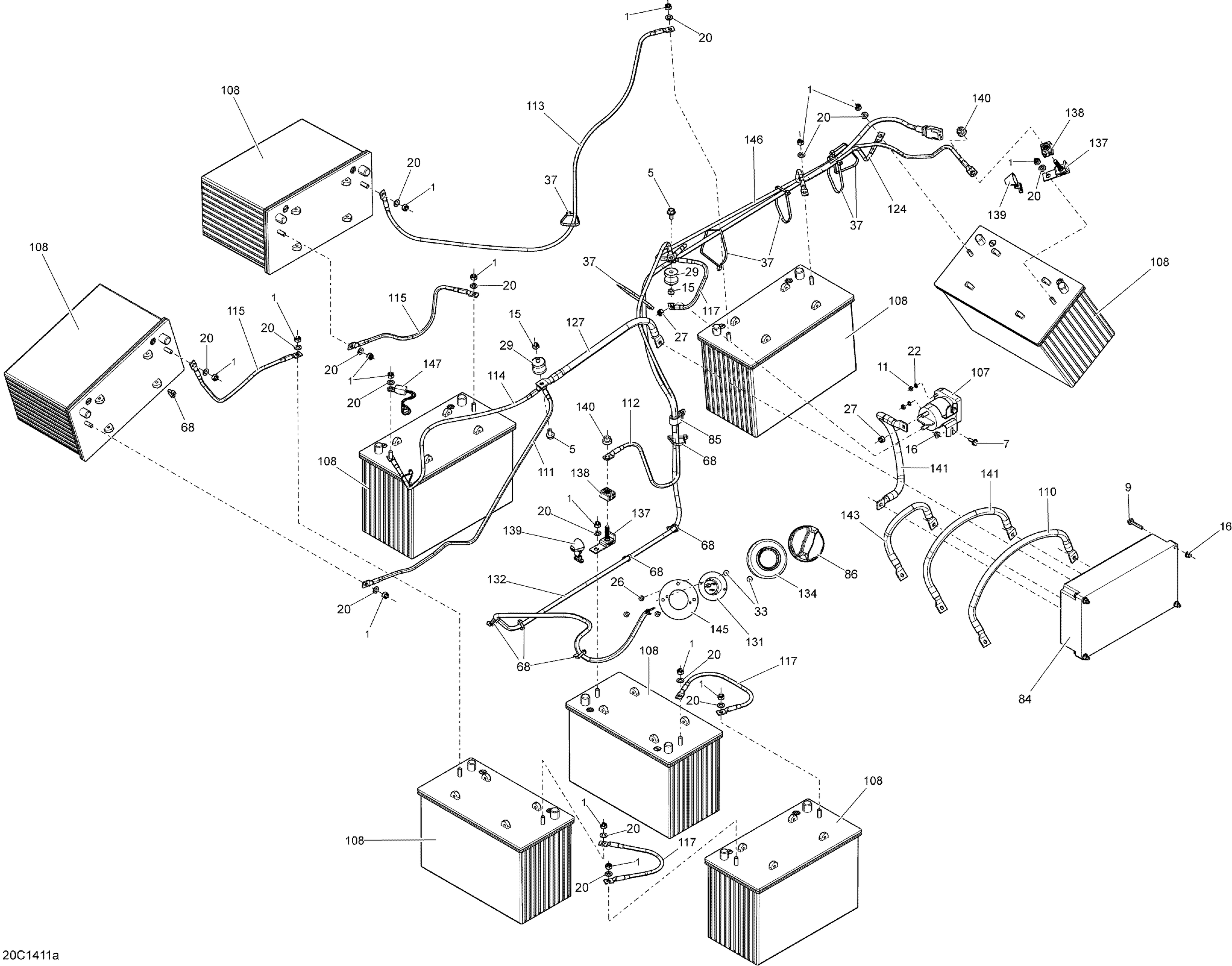 Electrical System Batteries_20C1411a