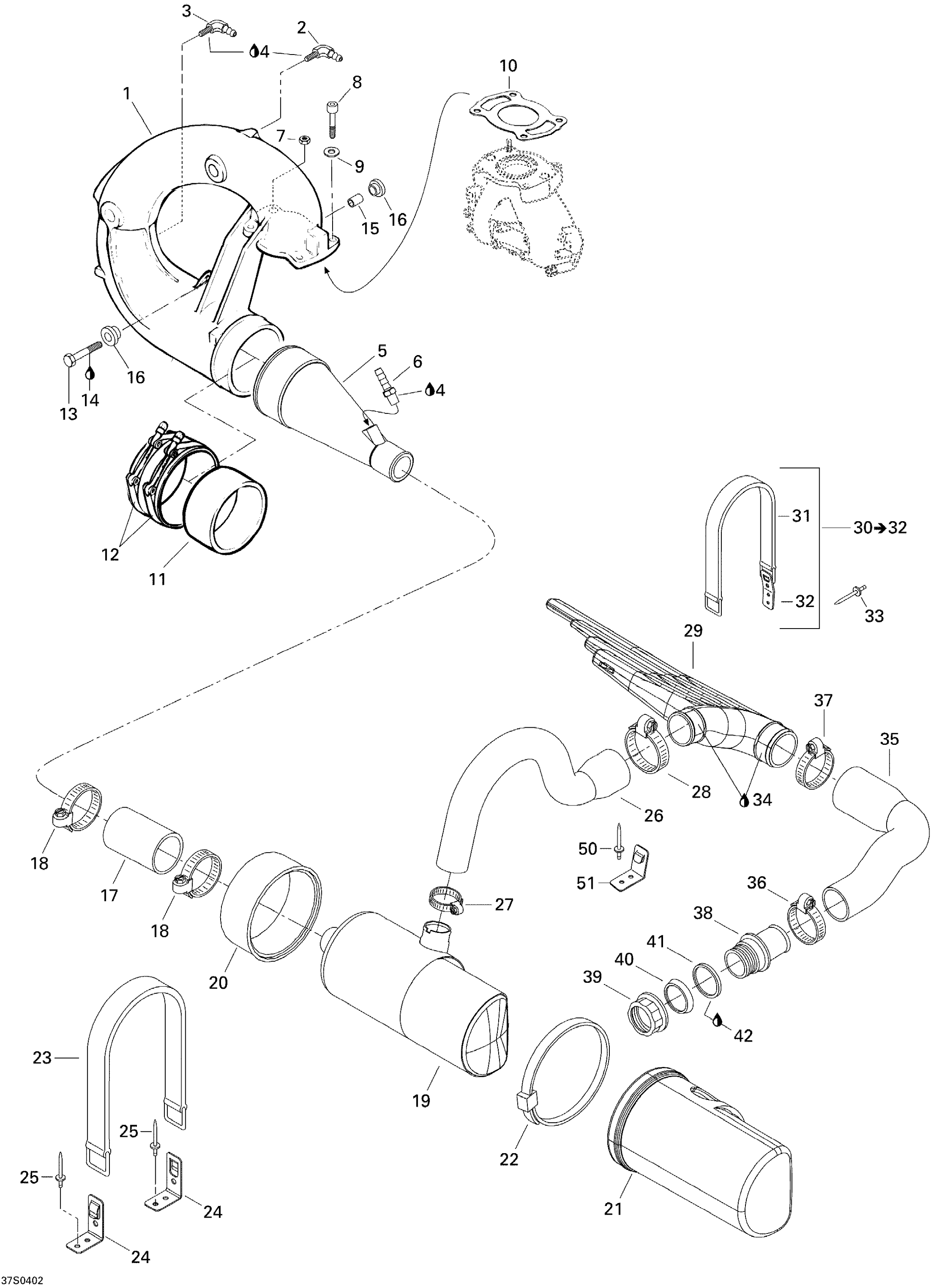 Схема узла: Exhaust System