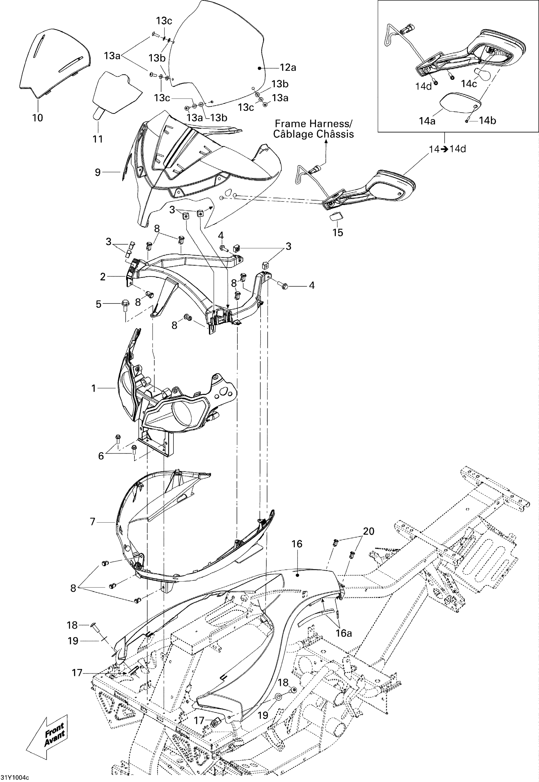 Схема узла: Body And Accessories Console