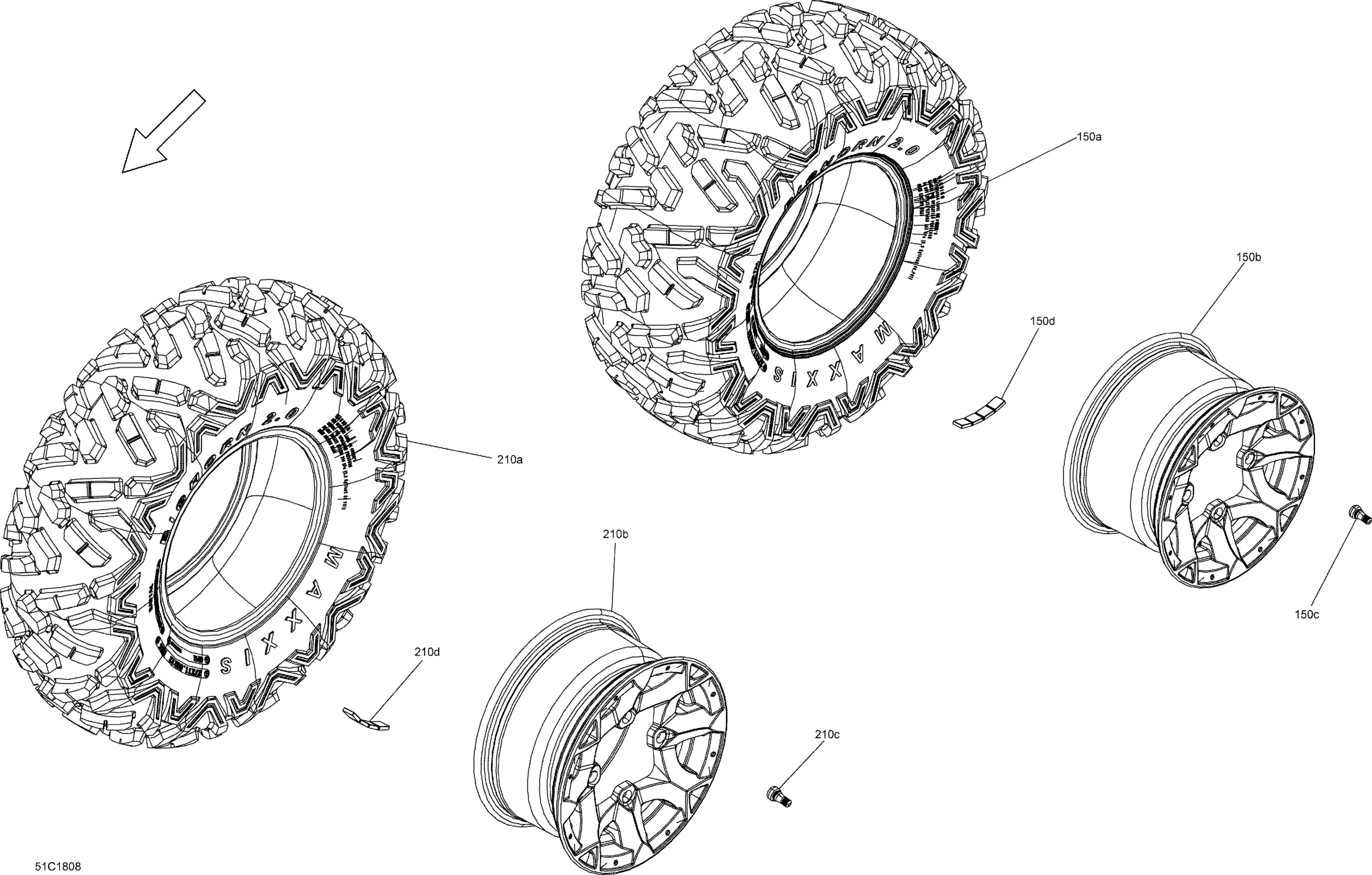 Wheels And Tires Maverick - Package XCDPS