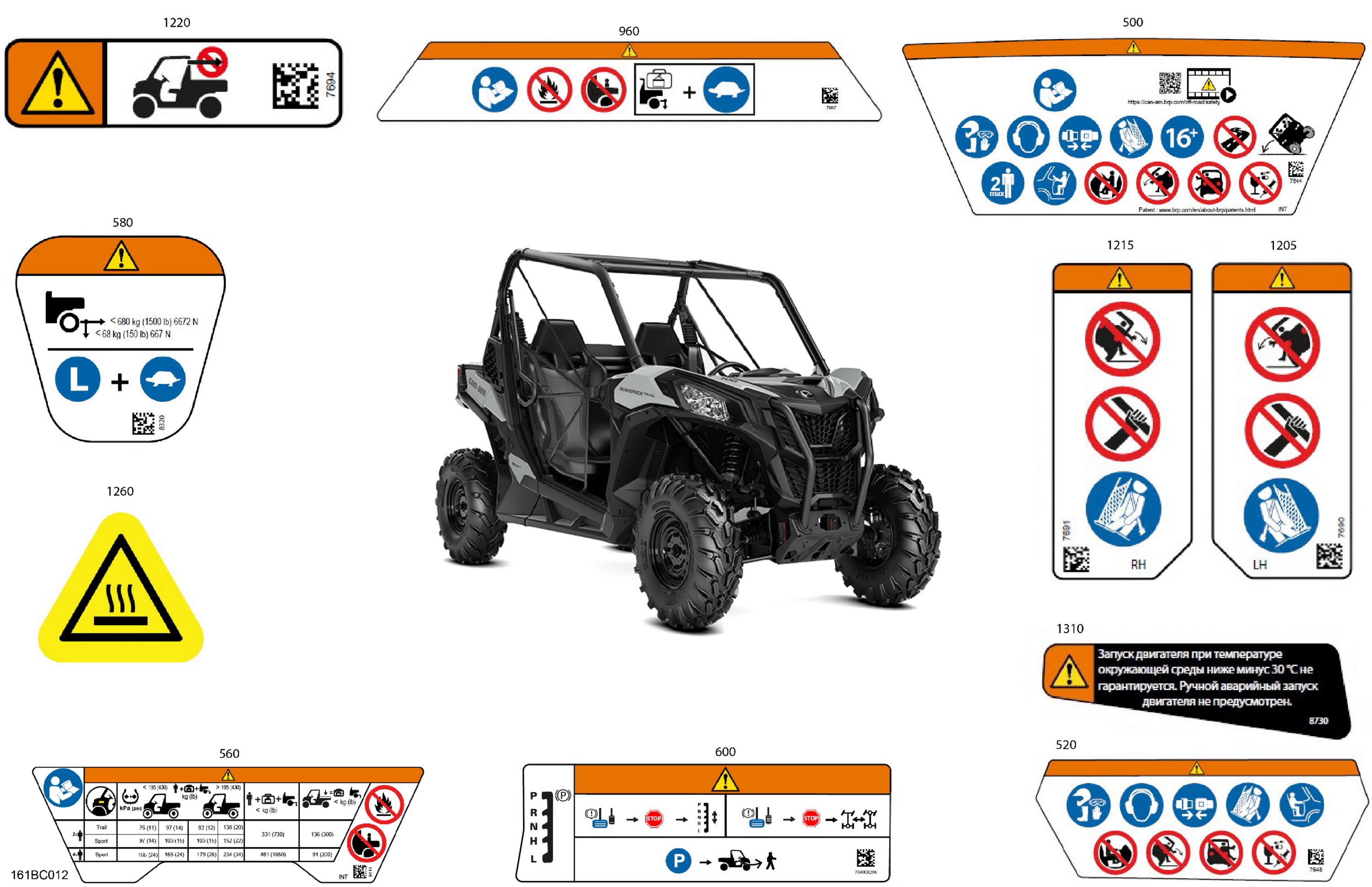 Body - Warning Decals