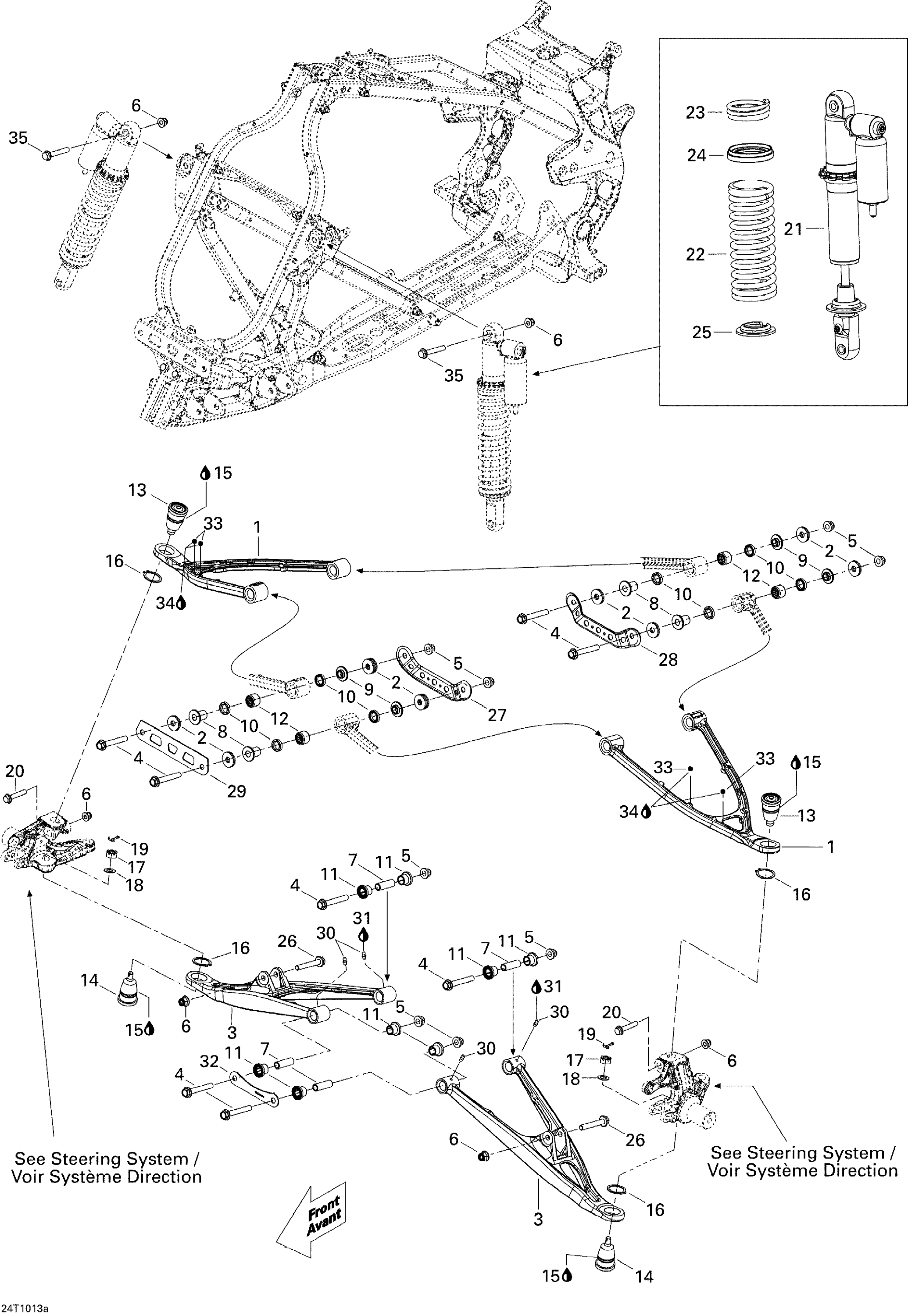 Схема узла: Front Suspension Xxc