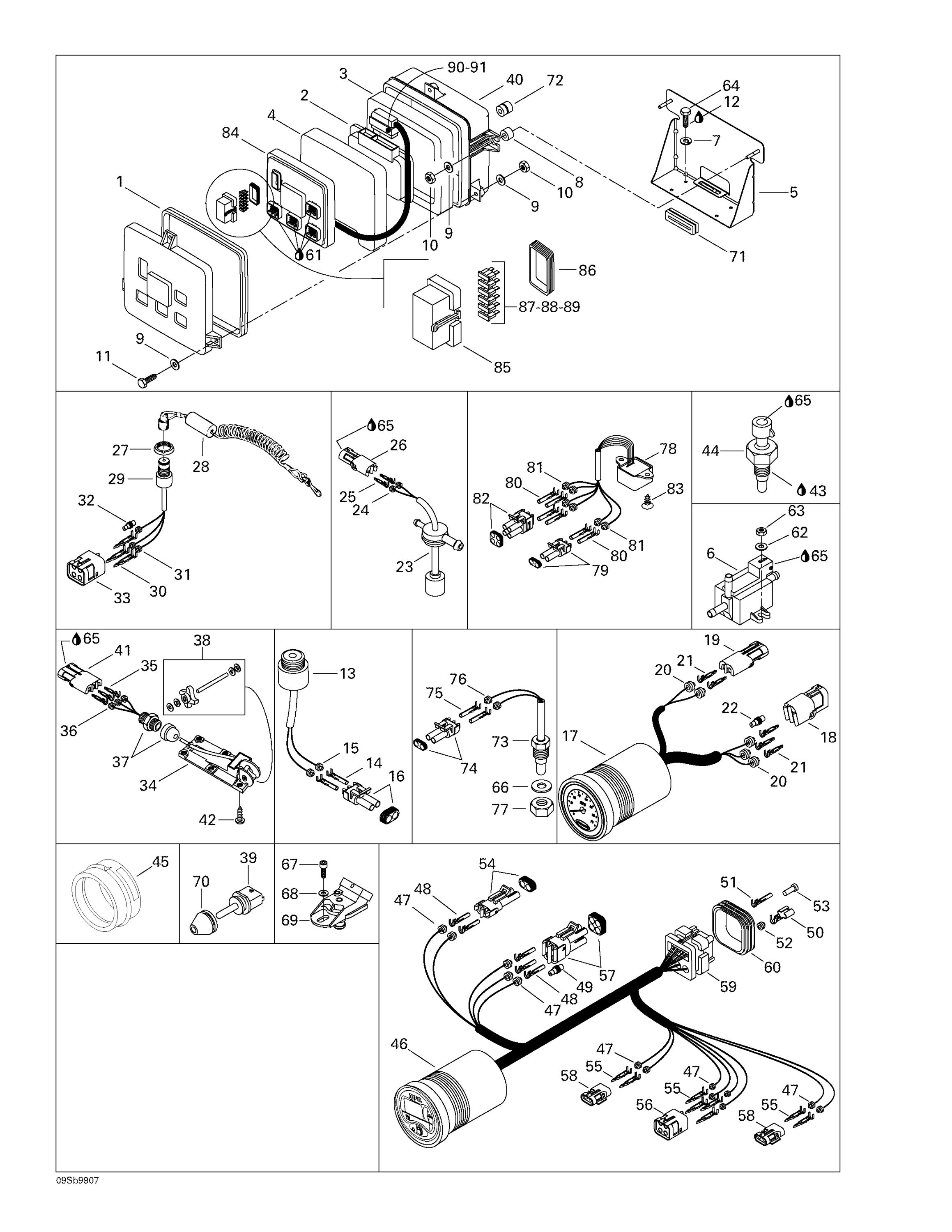 Схема узла: Electronic Module And Electrical Accessories