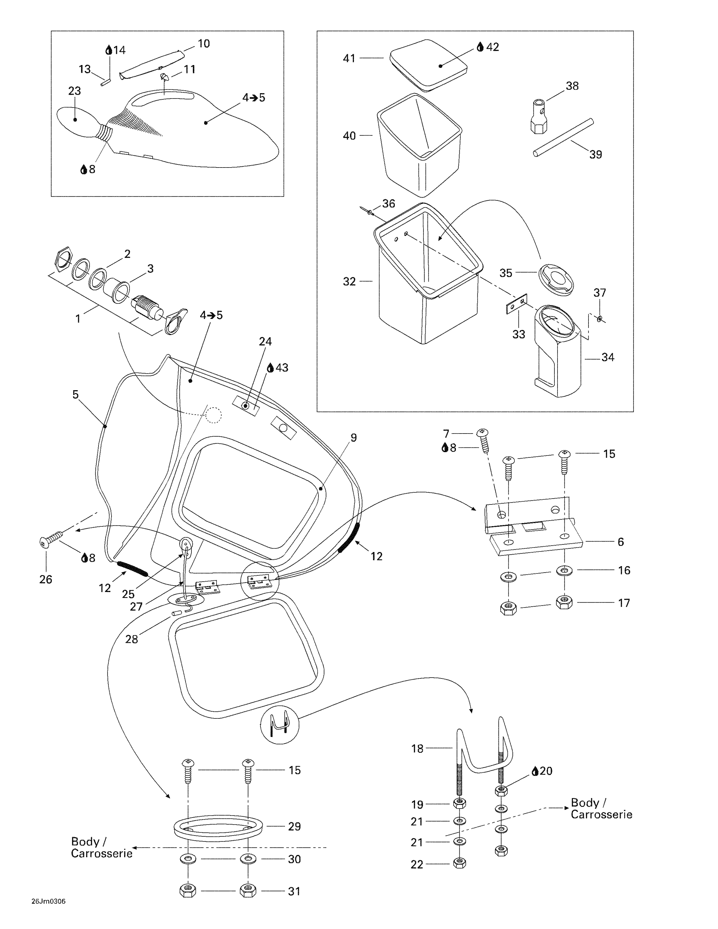 Front Storage Compartment