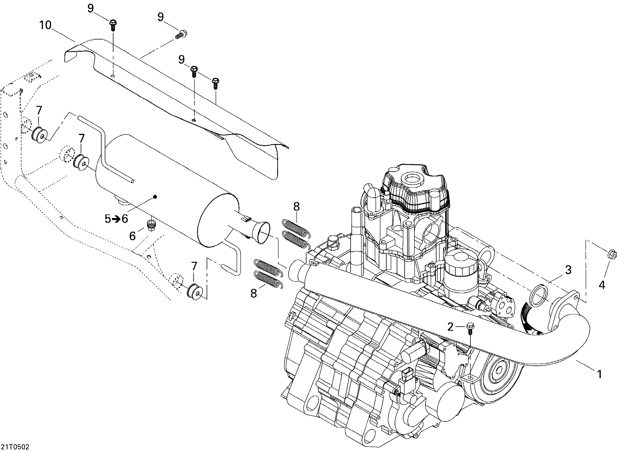 Схема узла: Exhaust System