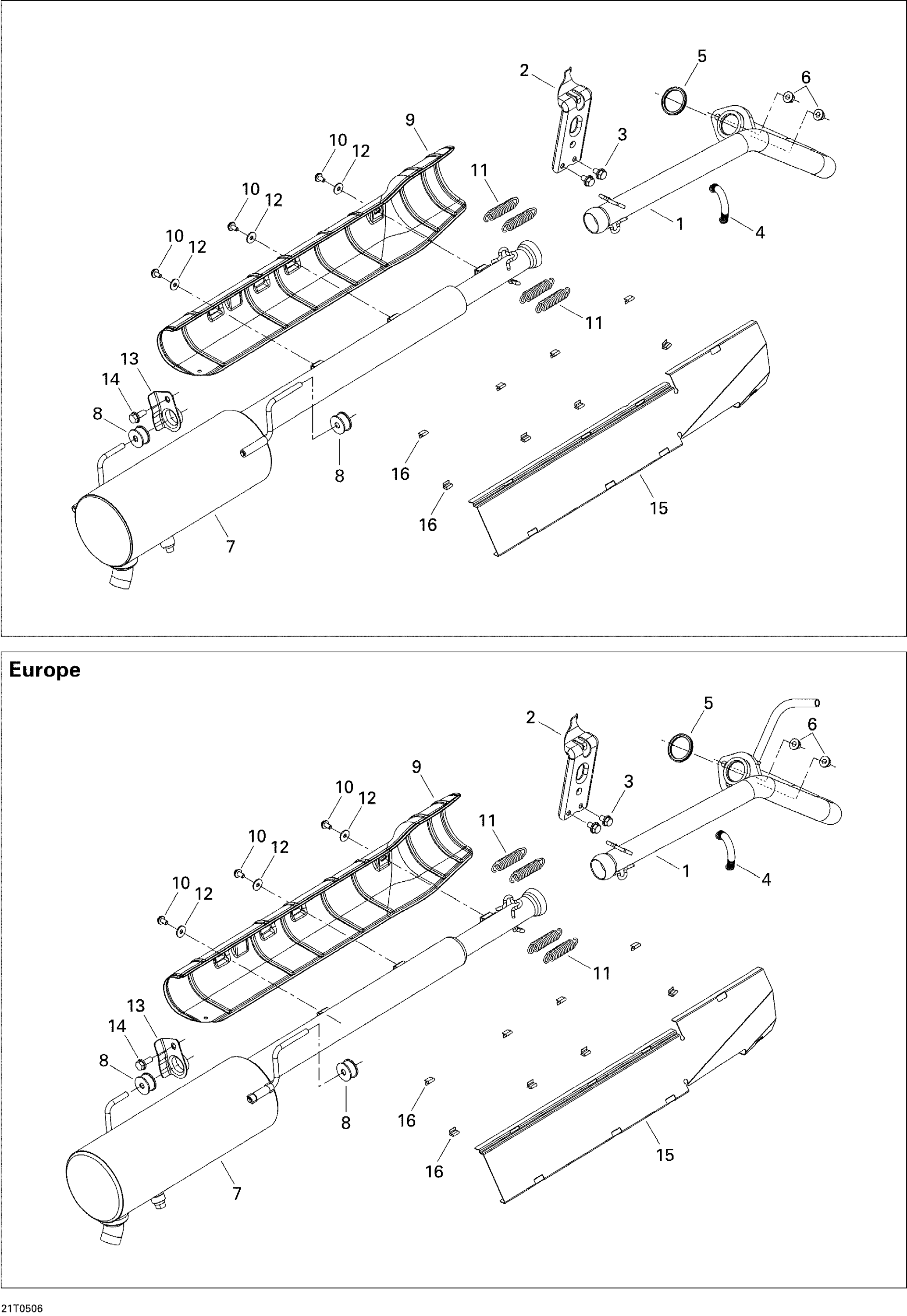 Схема узла: Exhaust System