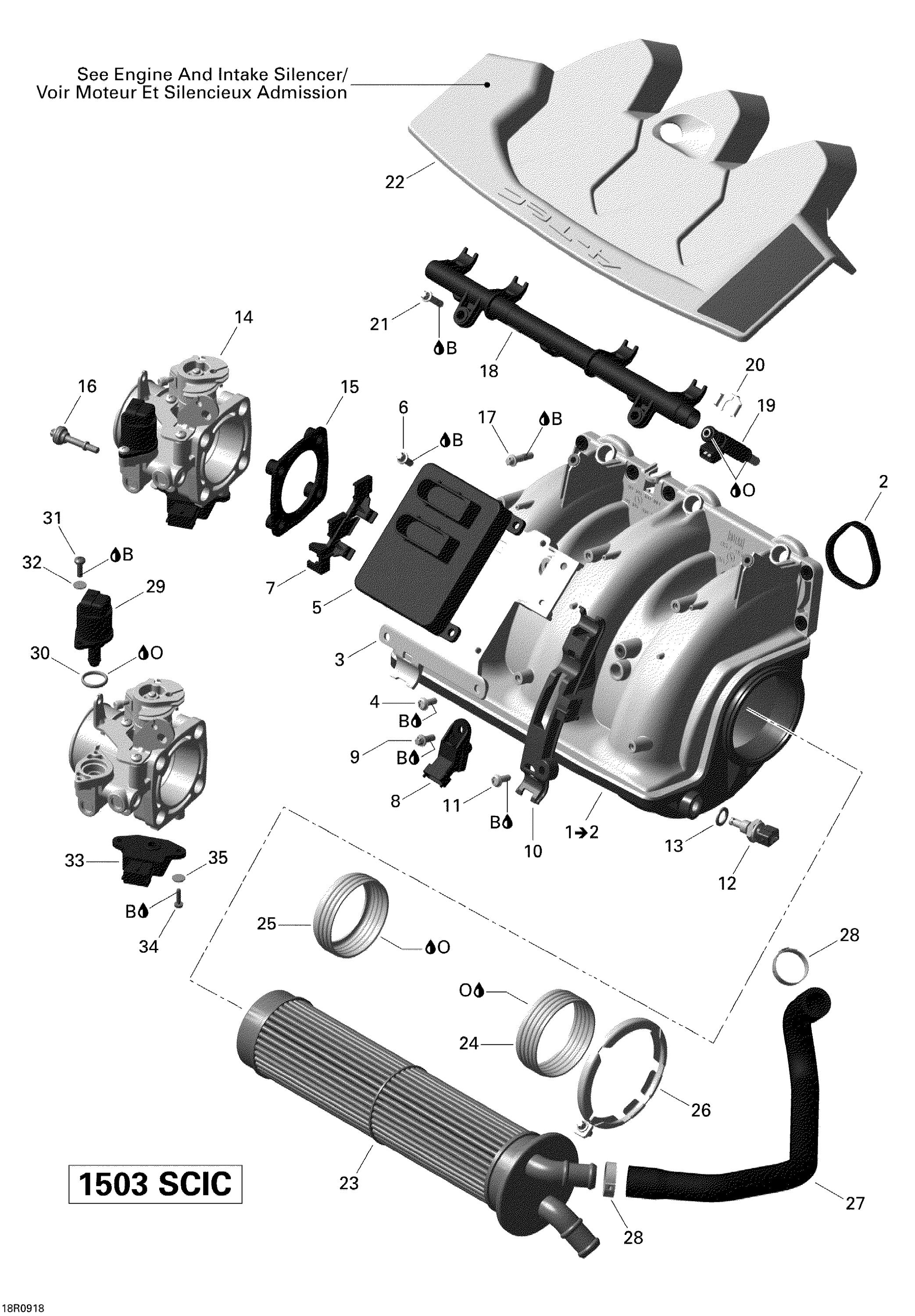 Air Intake Manifold And Throttle Body _V2