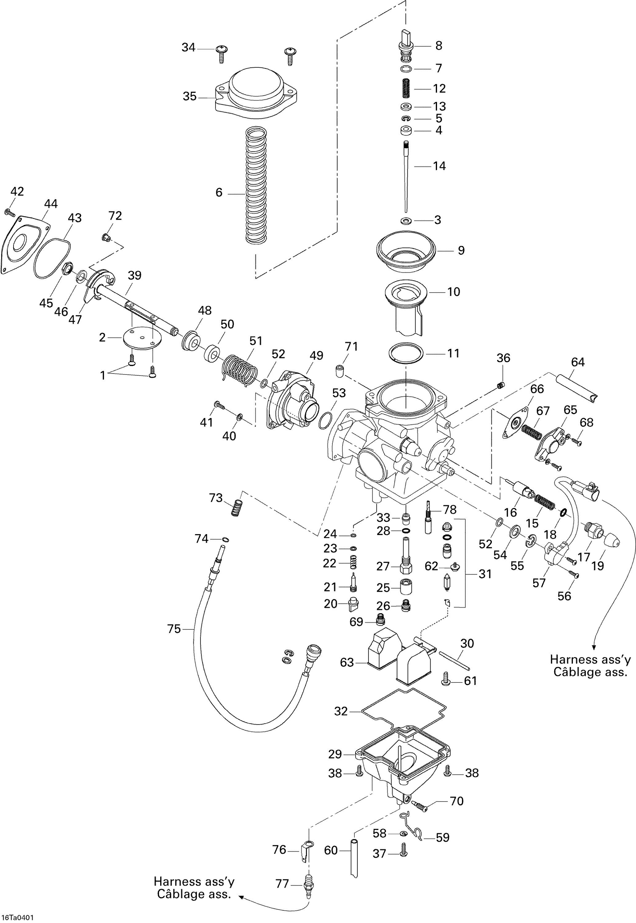 Схема узла: Carburetor