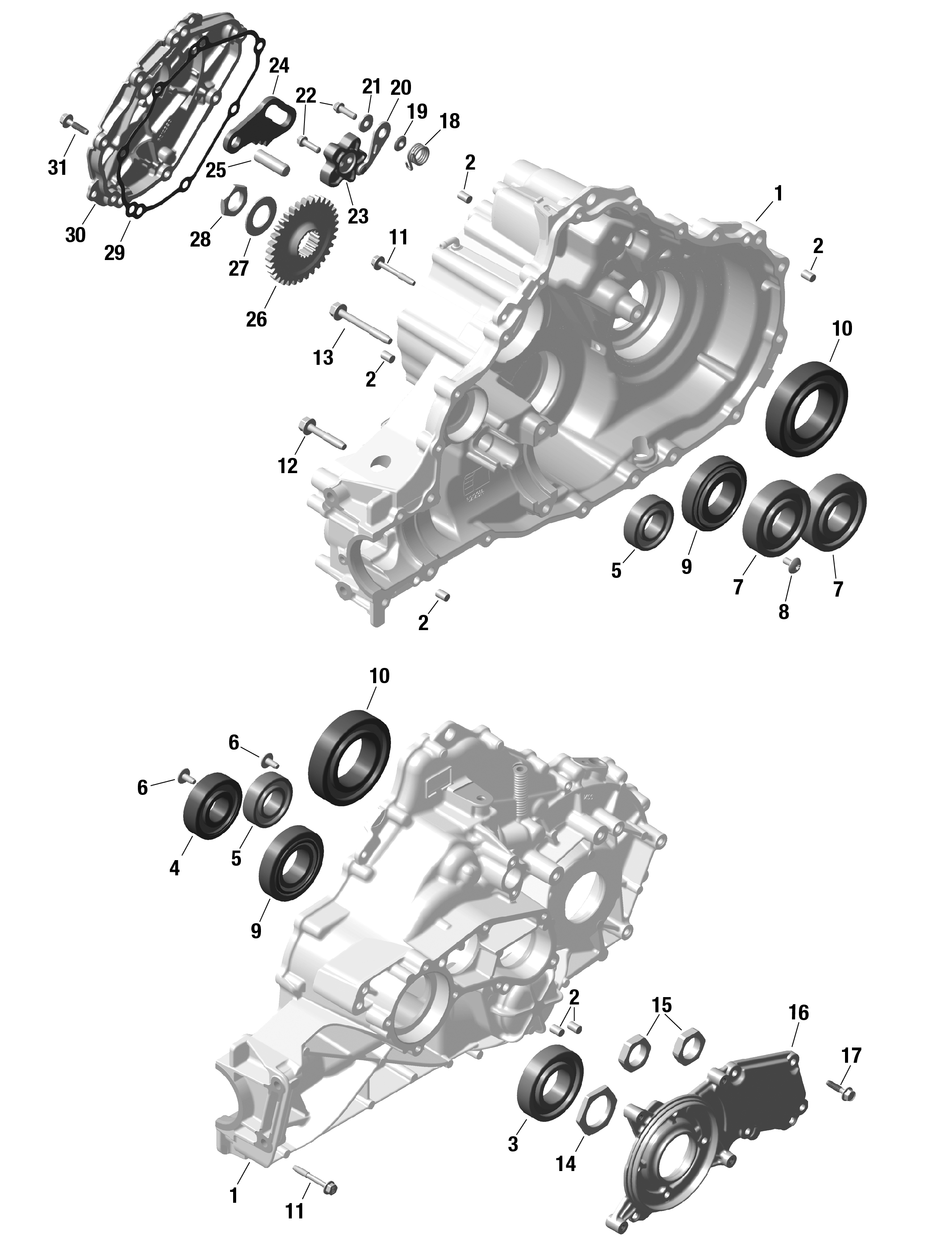 ROTAX - Gear Box 1 - 686 807 - Hua Yong - 1st Generation