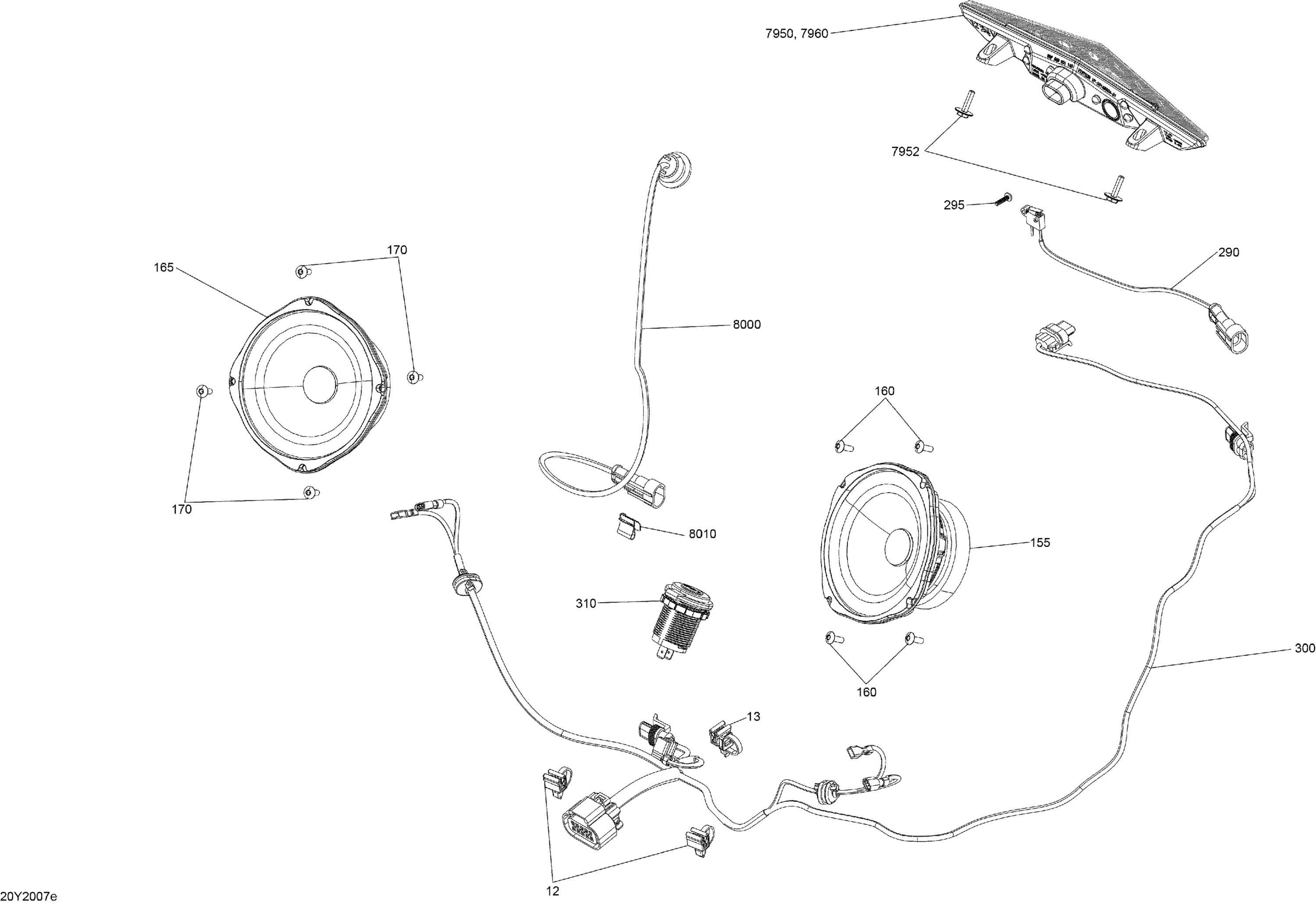 Схема узла: Electrical System Rear Upper Storage Box