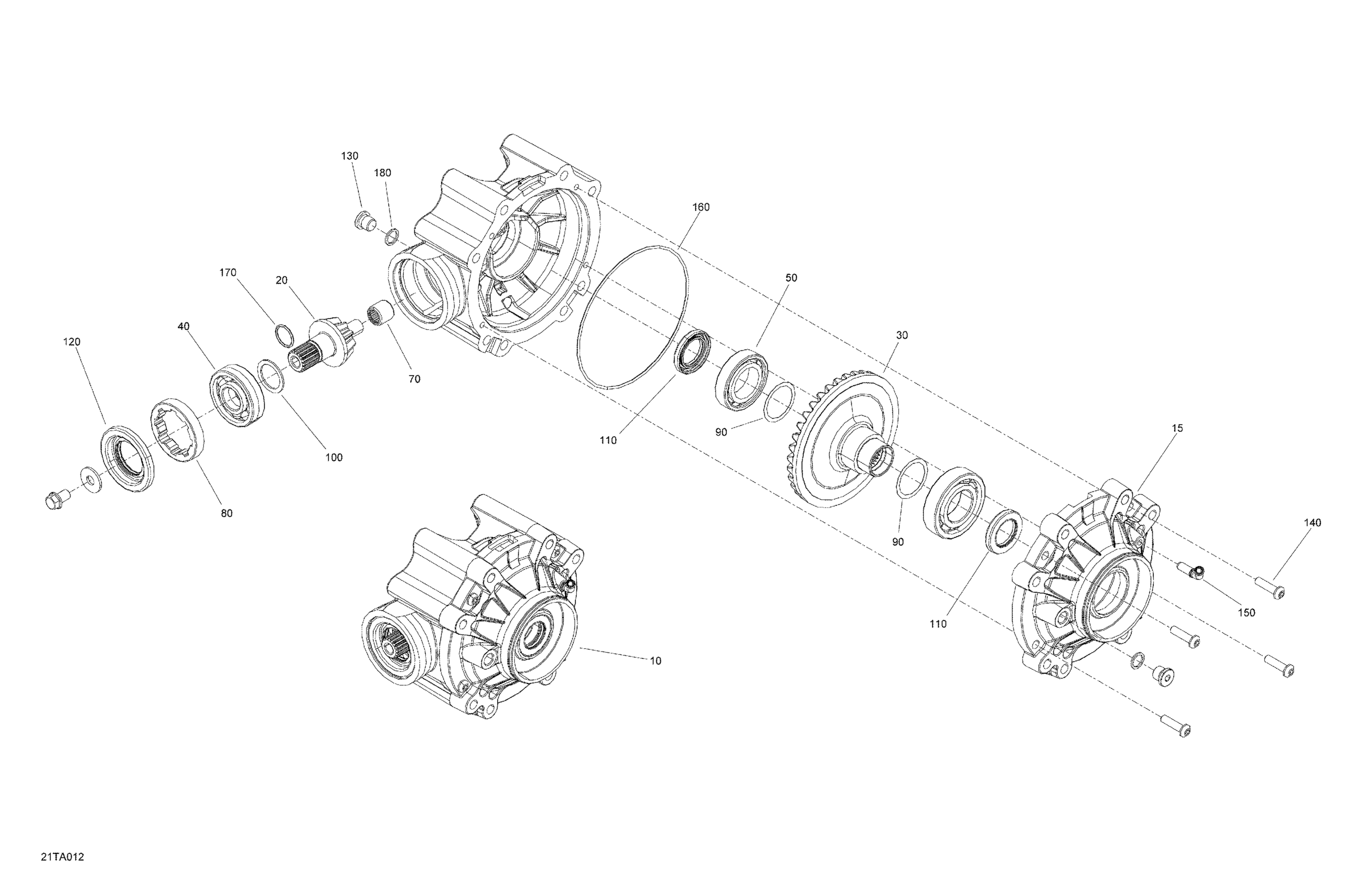 Drive - Rear Section - Final Drive Unit