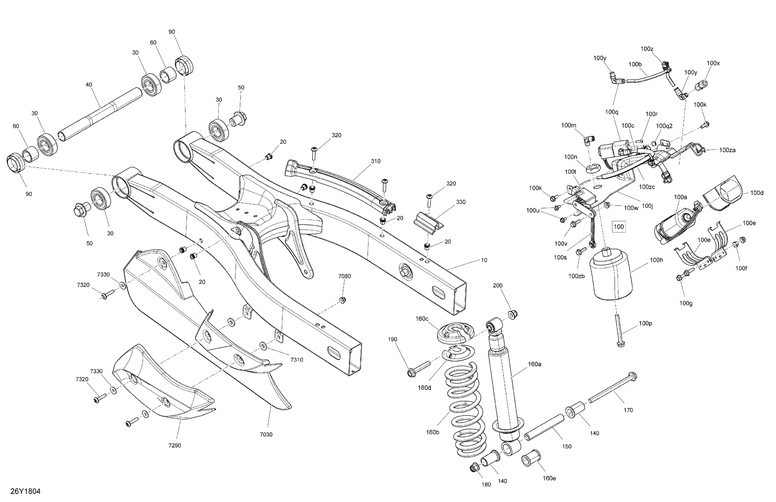 Схема узла: Rear Suspension