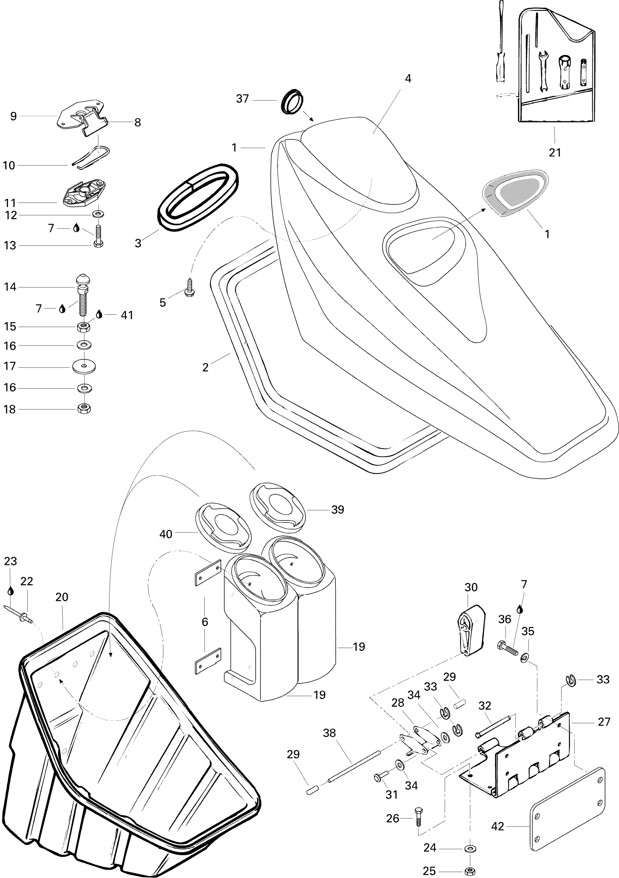 Front Storage Compartment GTI