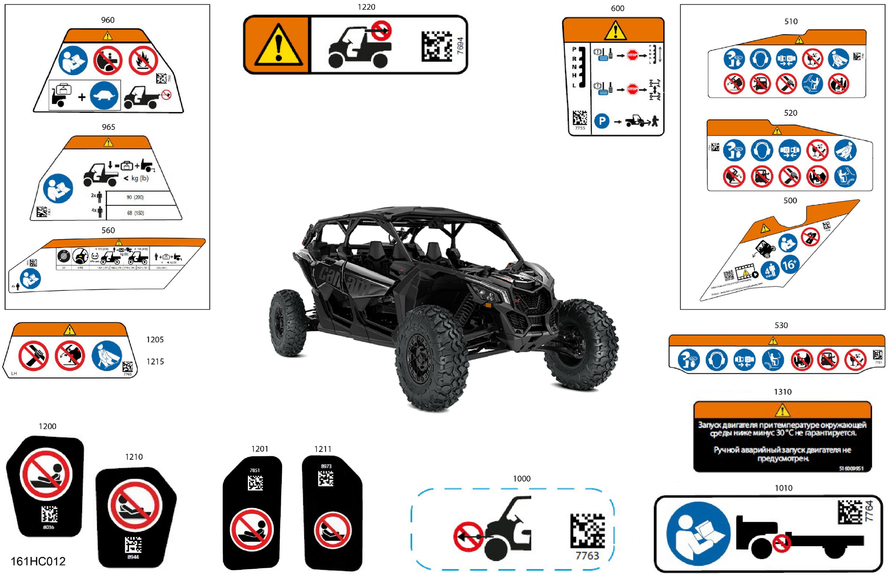 Body - Warning Decals