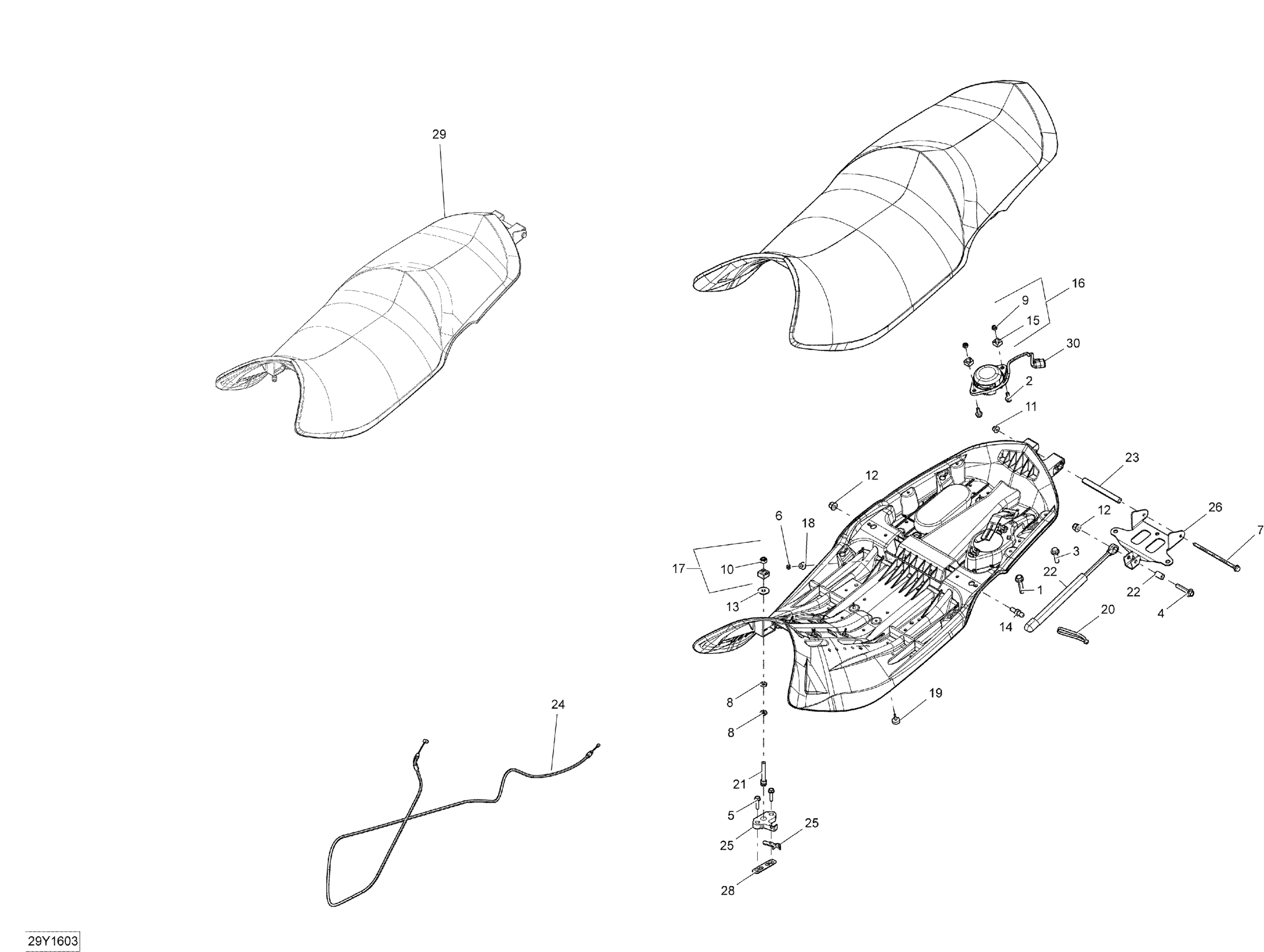 Схема узла: Seat