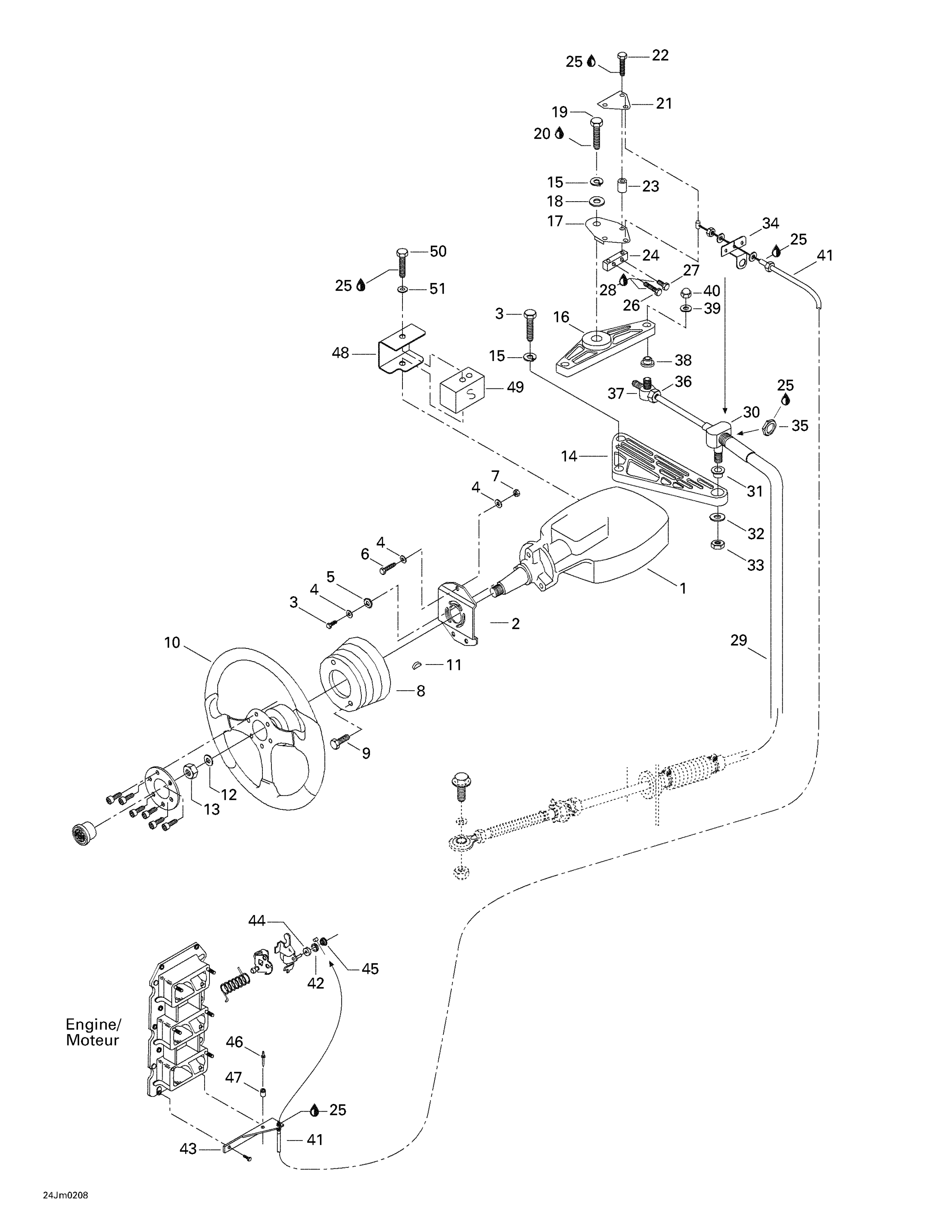 Схема узла: Steering System