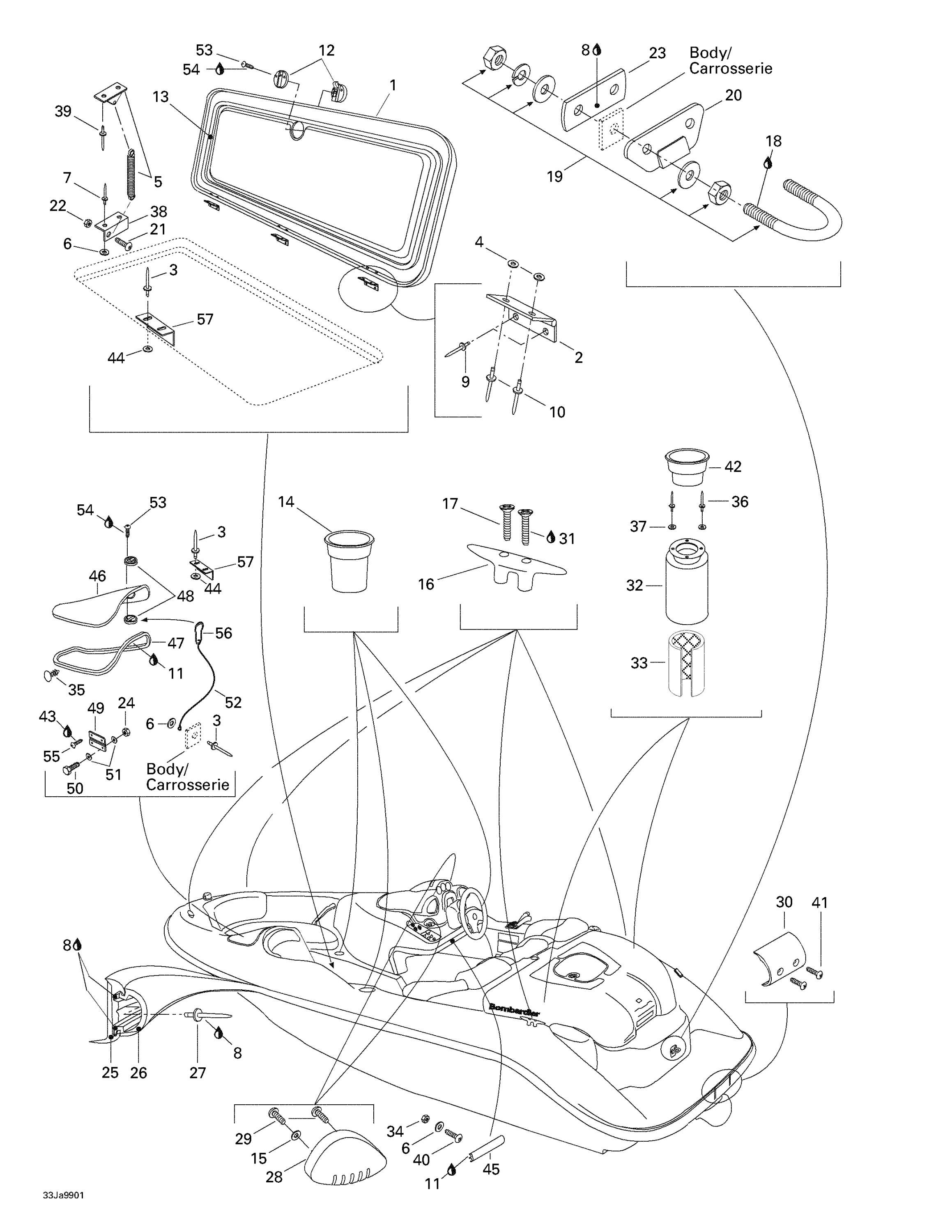 Central Cover And Accessories