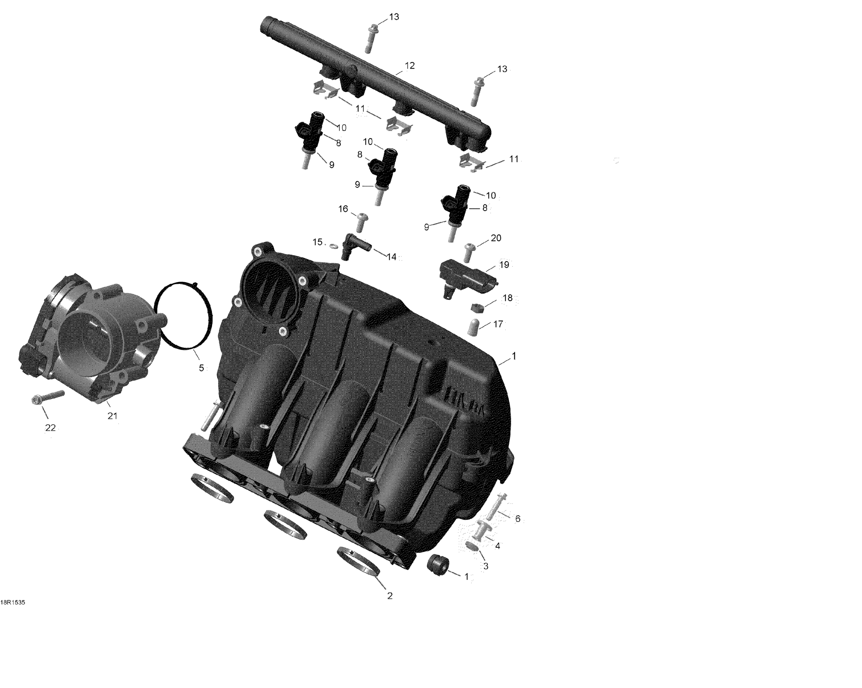 Air Intake Manifold and Throttle Body