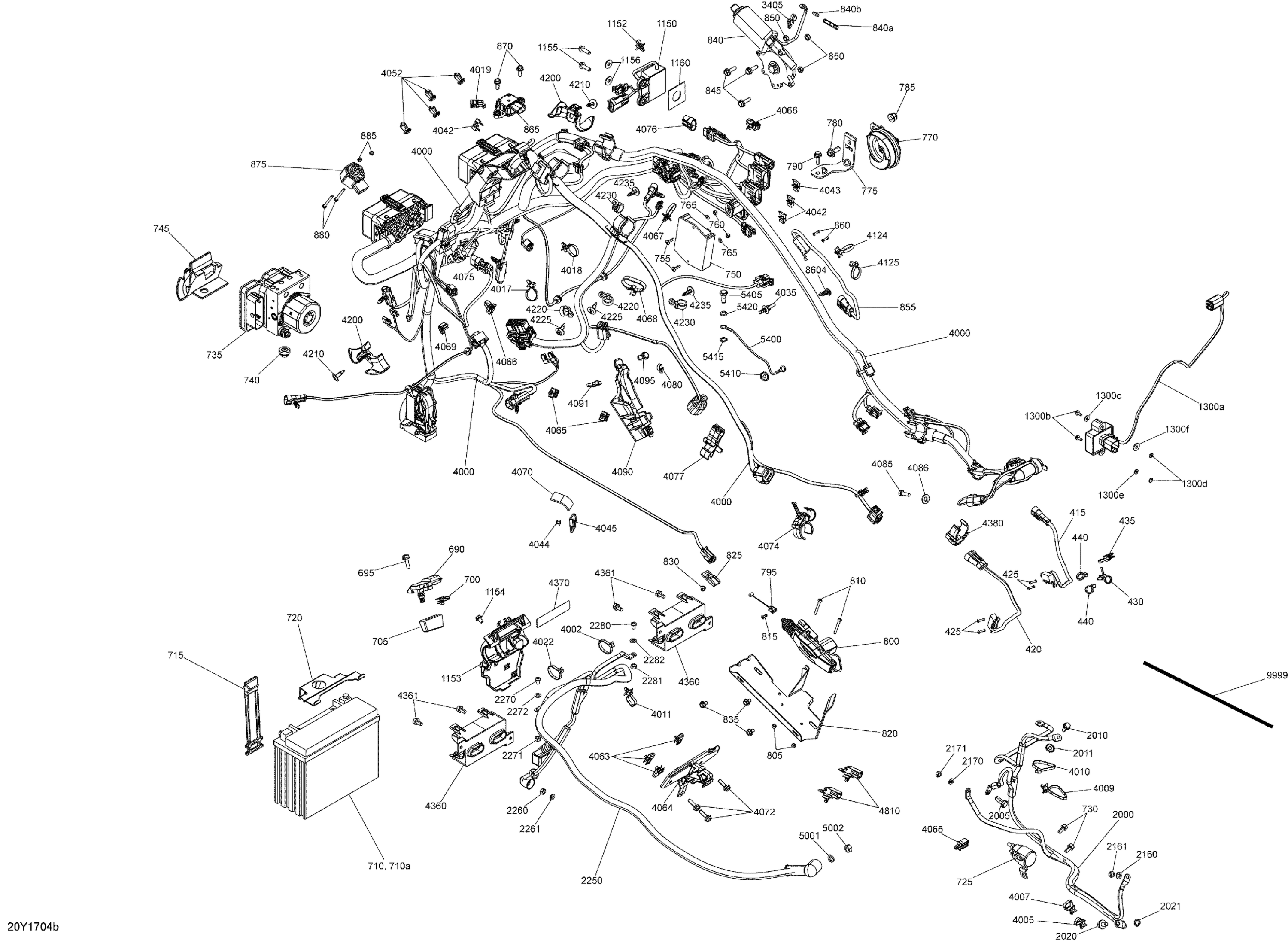 Схема узла: Electrical System - Lower - Package STD-S