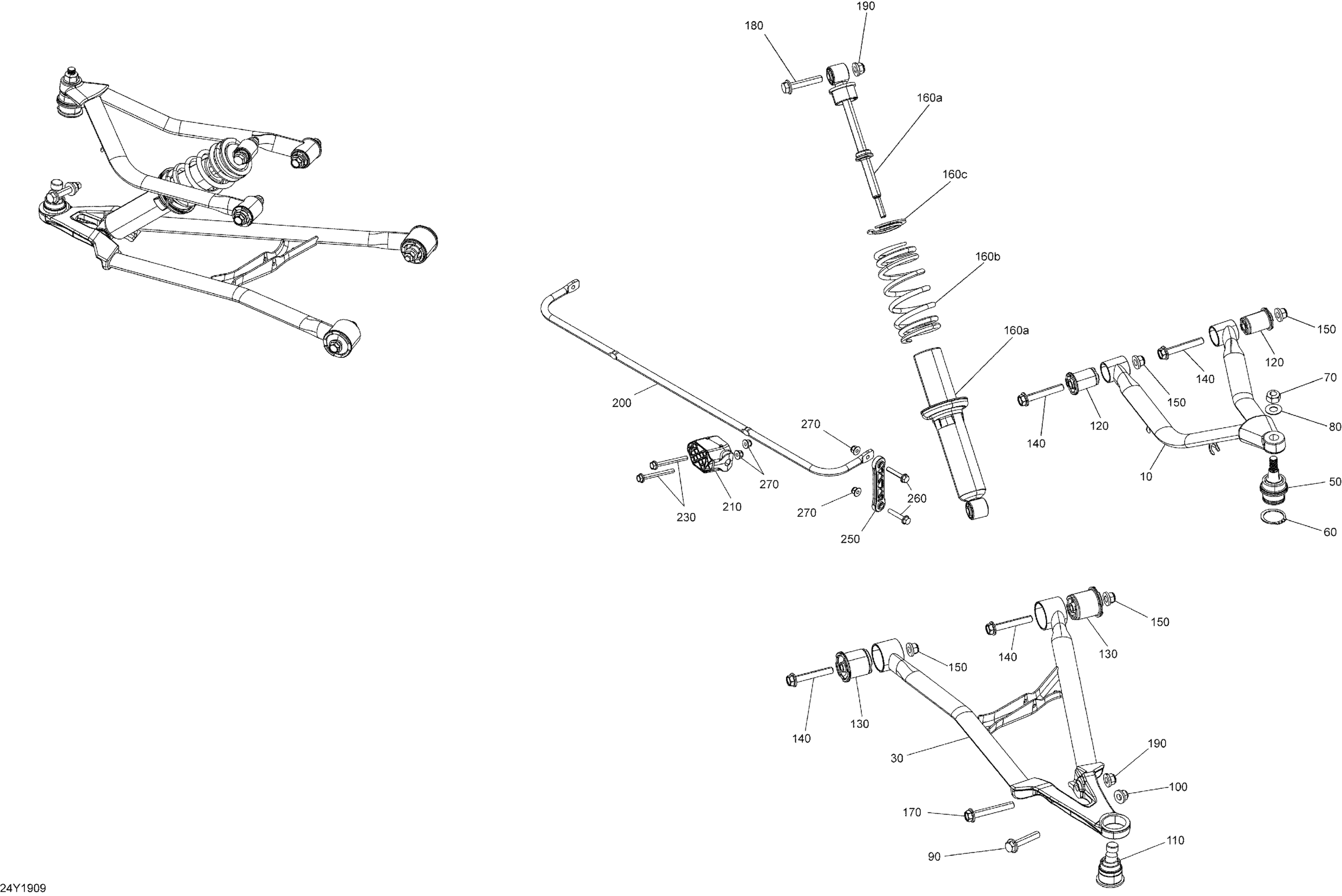 Suspension - Front - A-Arms / Shocks