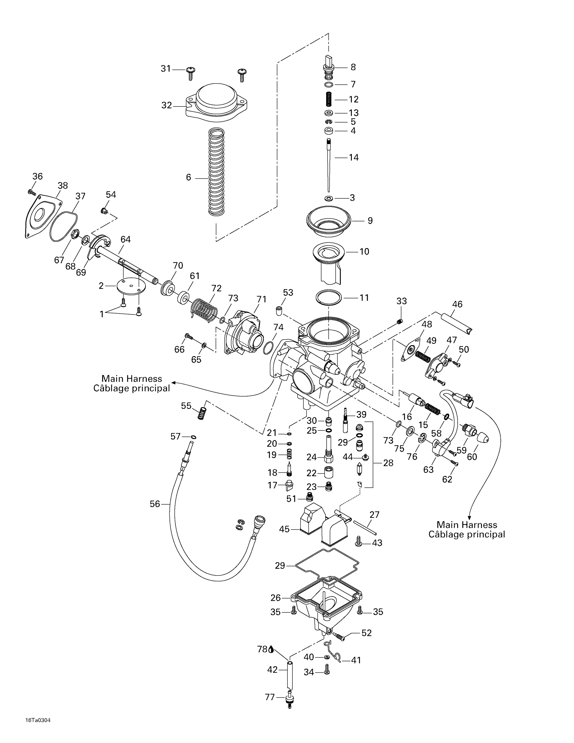 Схема узла: Carburetor
