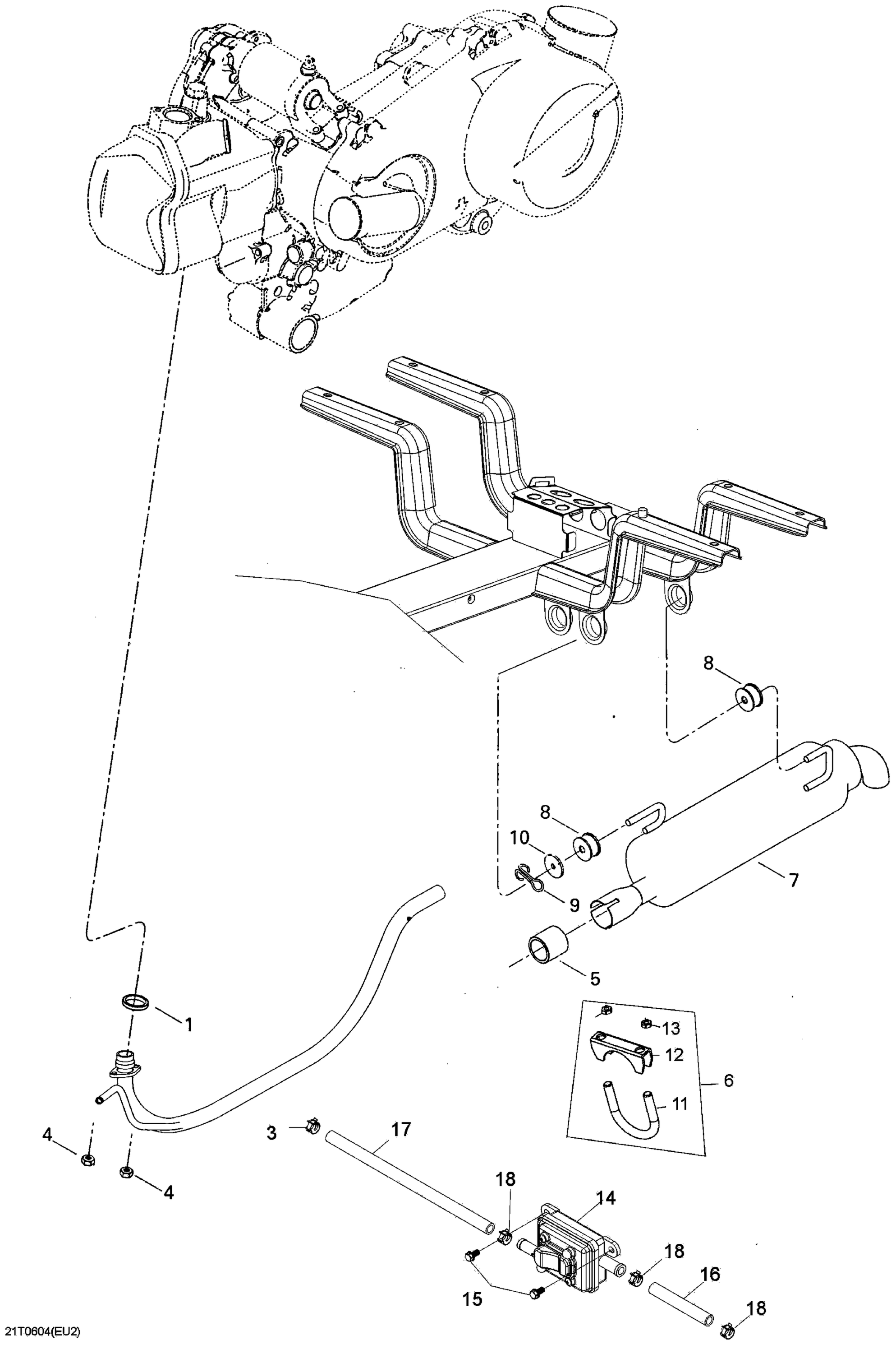 Схема узла: Exhaust System