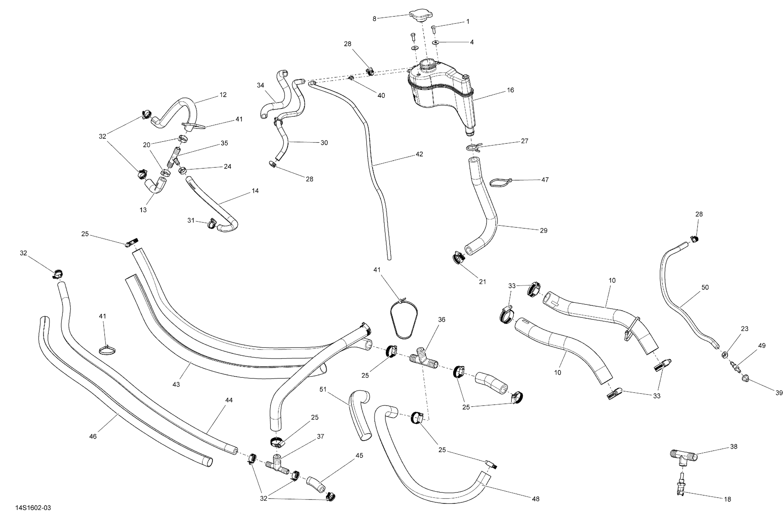Cooling System - Except 300