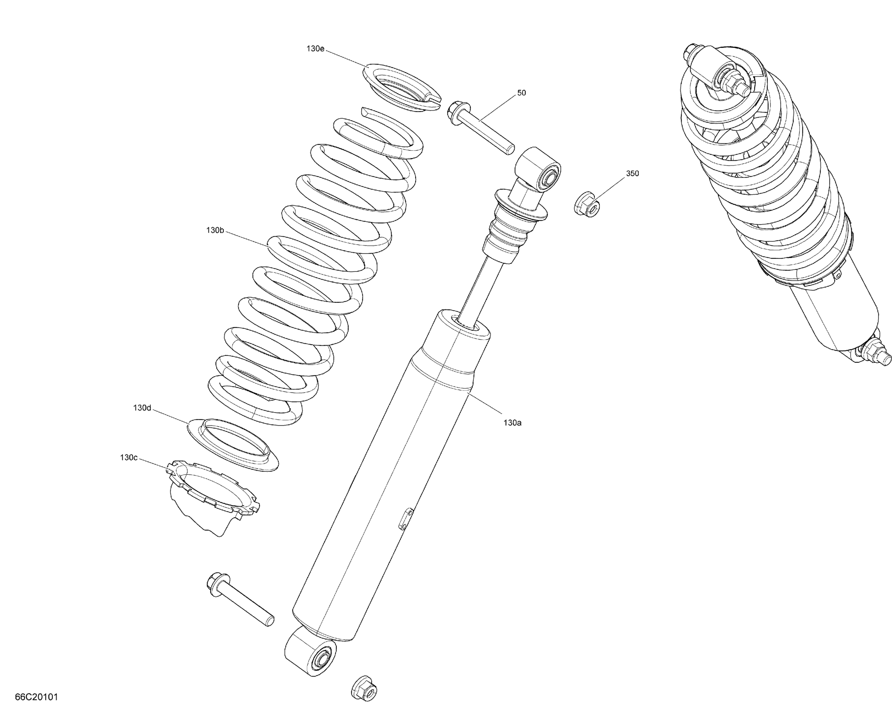 Схема узла: Front Shocks - STD