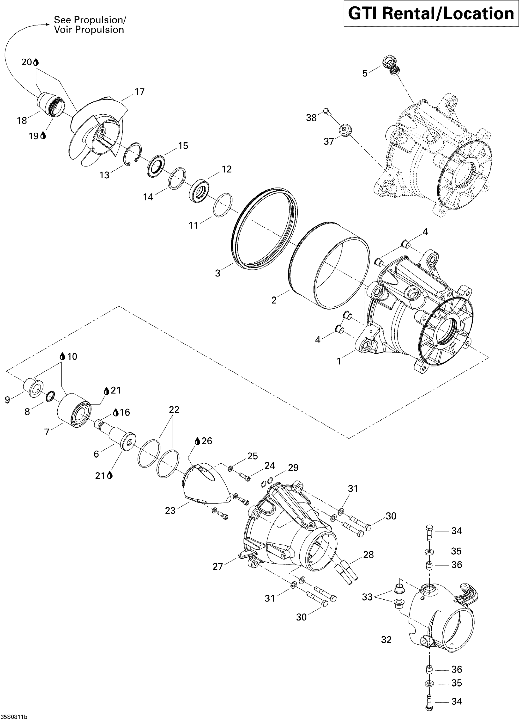 Схема узла: Pump RENTAL