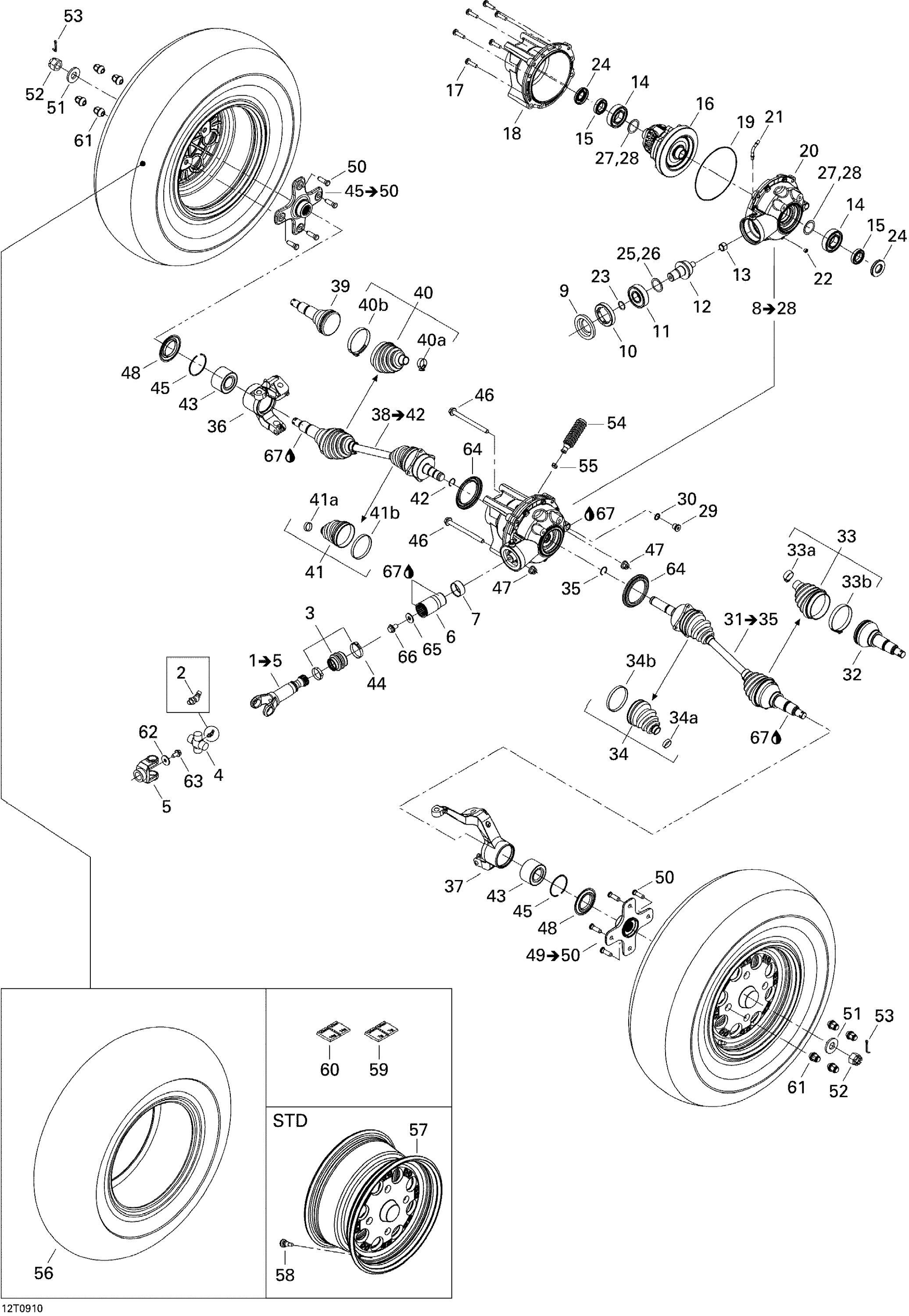 Drive System, Front
