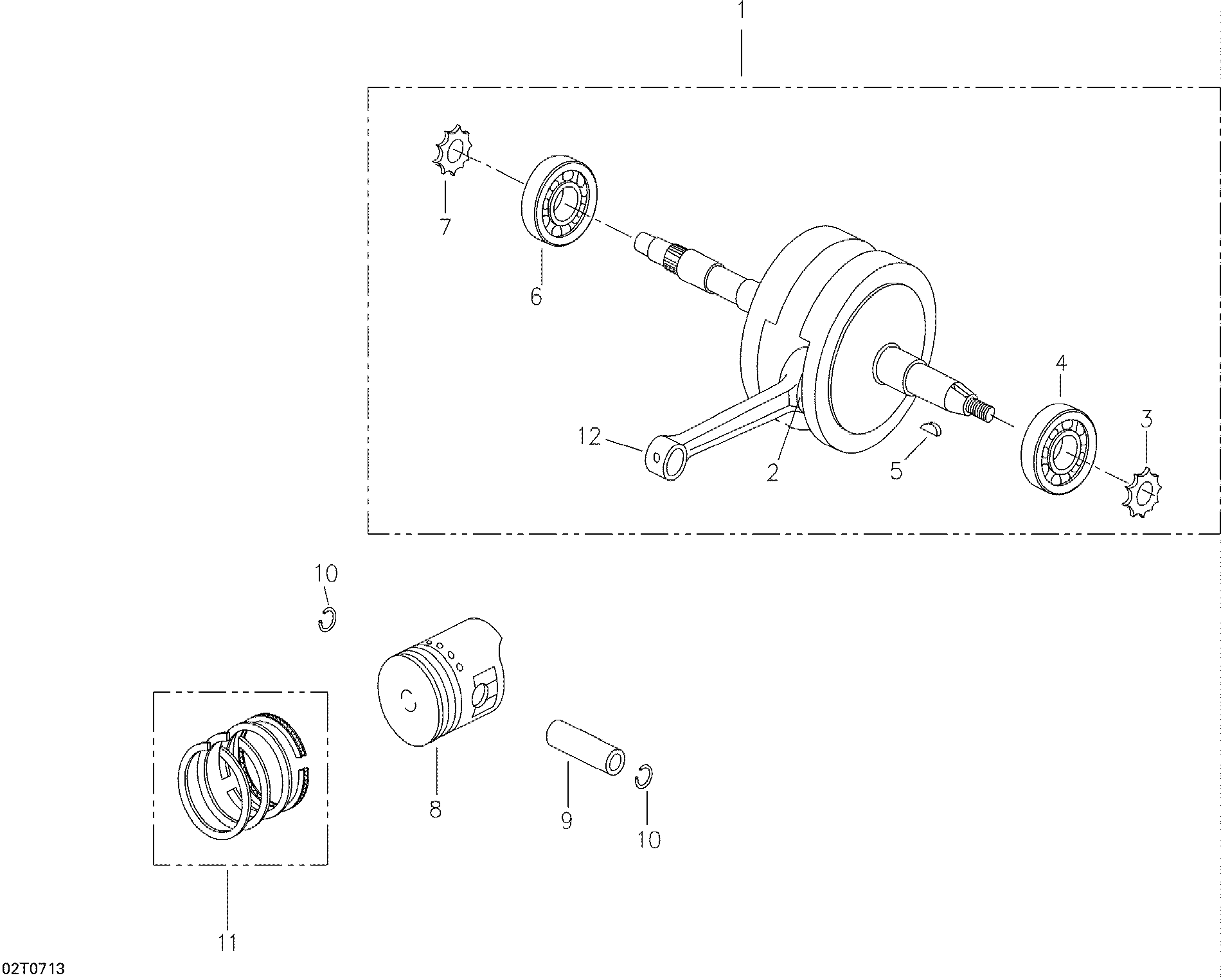 Crankshaft And Pistons
