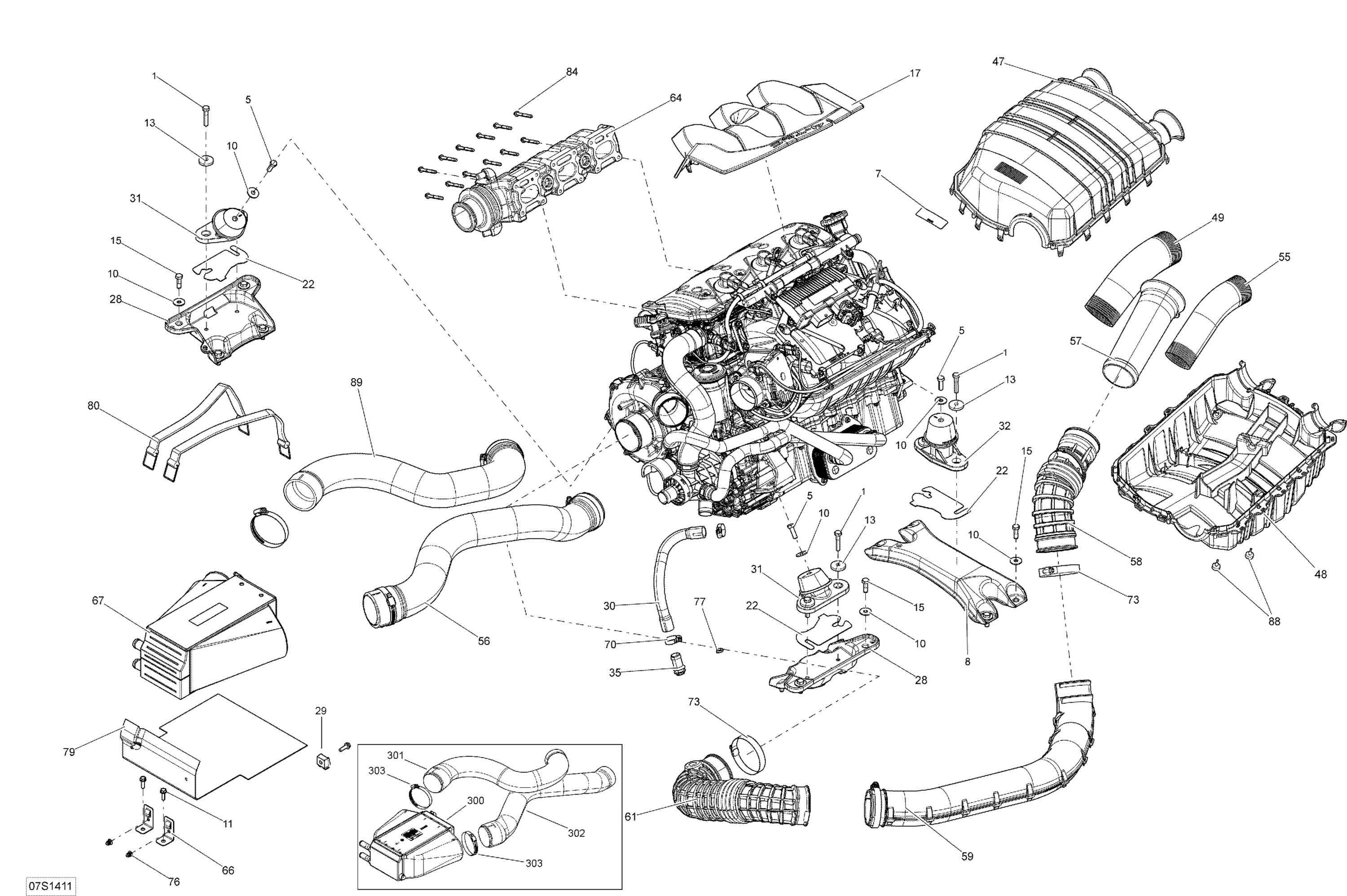 Схема узла: Engine _07S1411