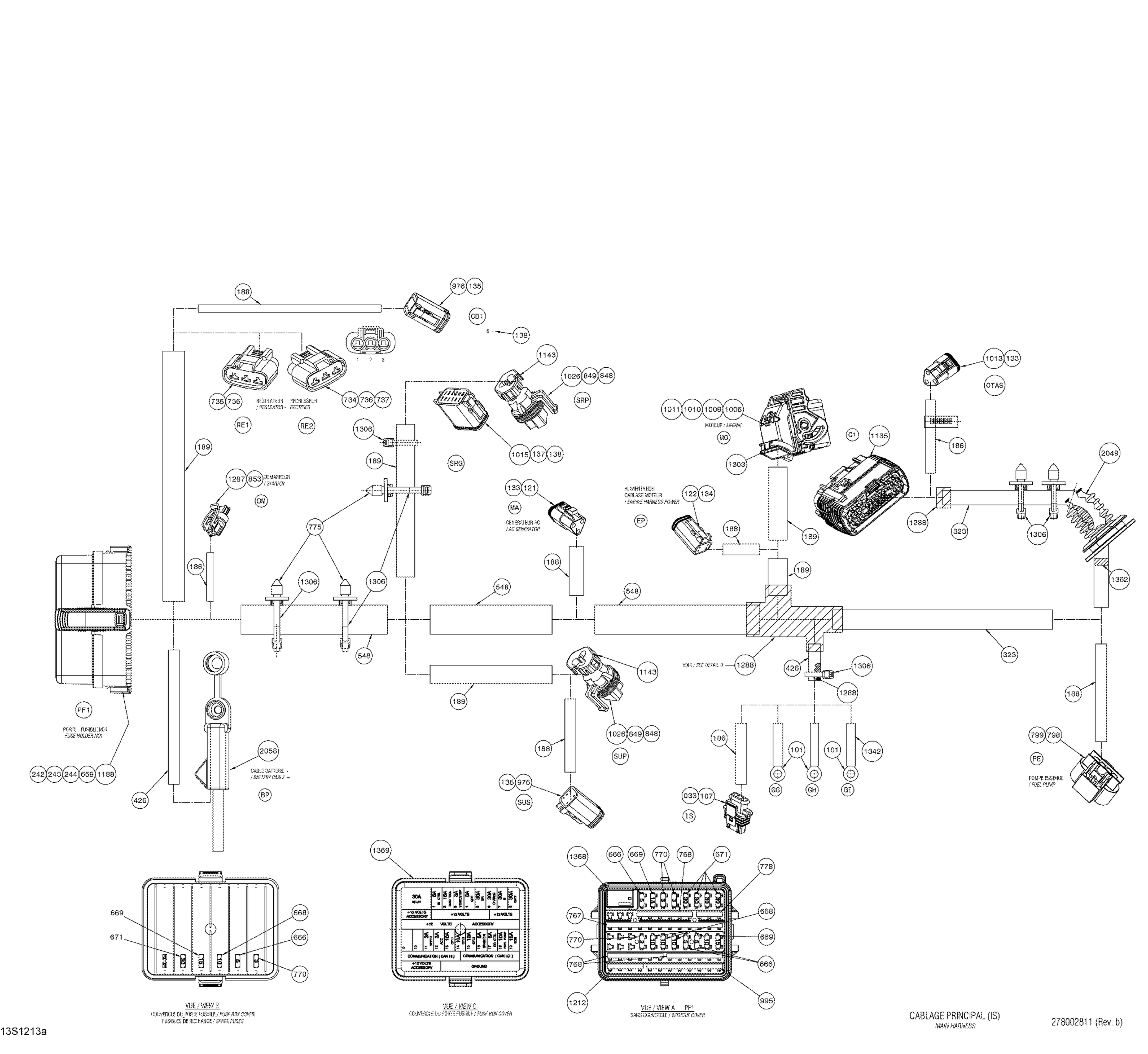 Схема узла: Electrical Harness Main