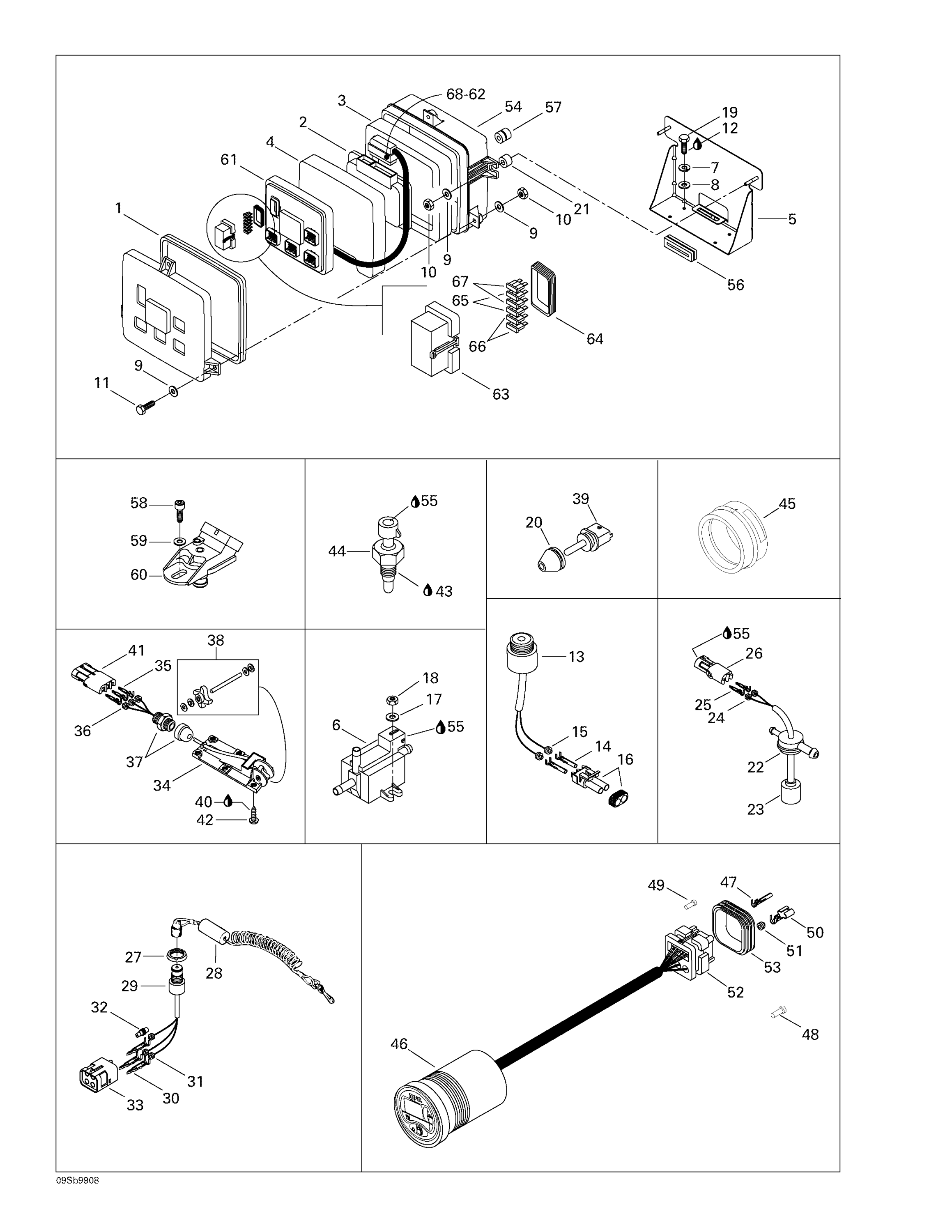 Схема узла: Electronic Module And Electrical Accessories