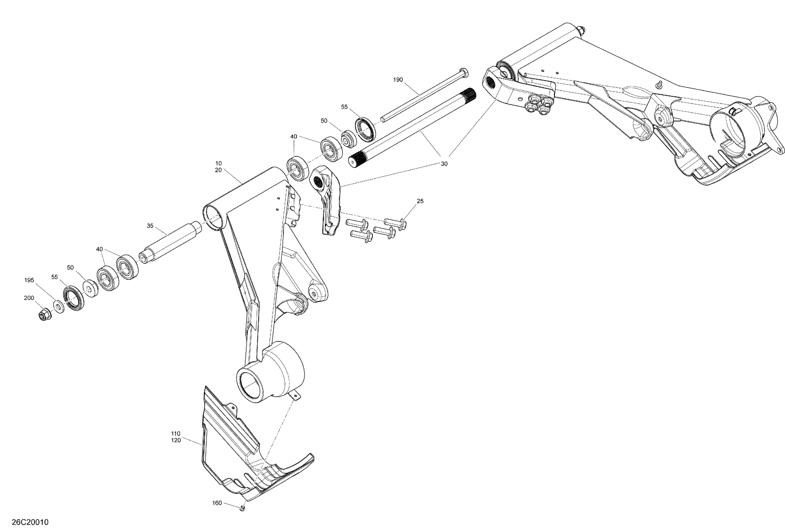 Схема узла: Rear Suspension