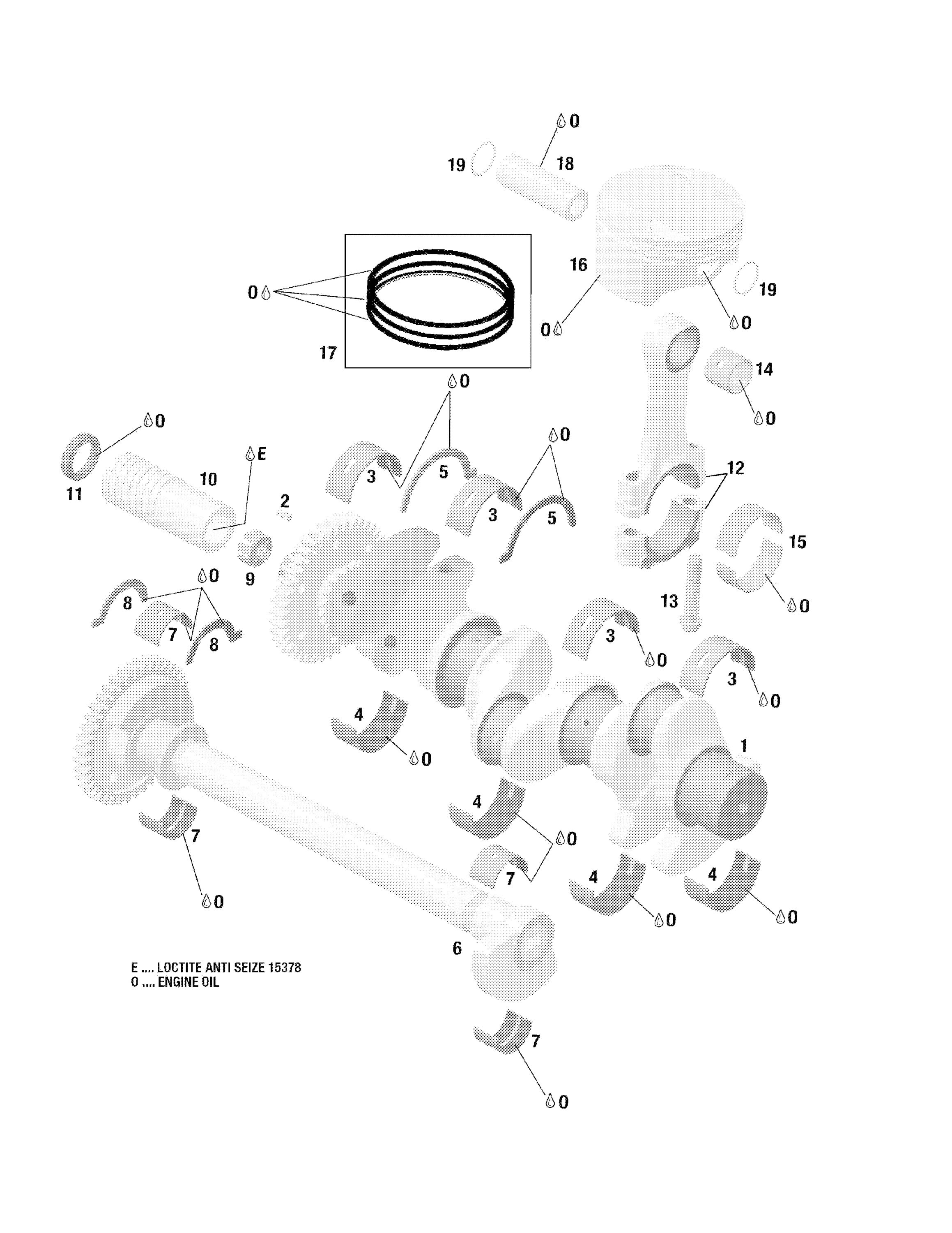 Crankshaft, Pistons And Balance Shaft
