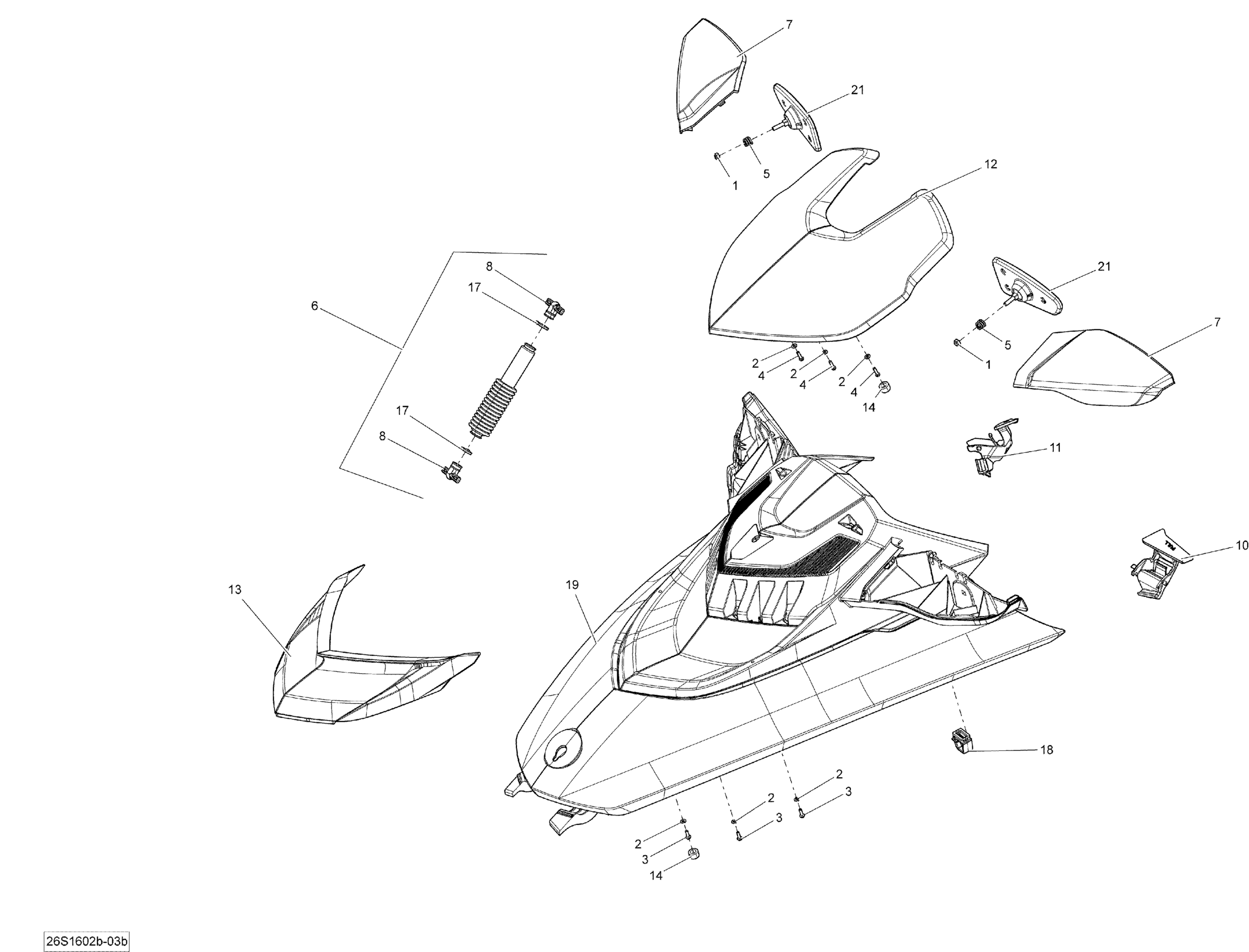 Front Cover - With Suspension