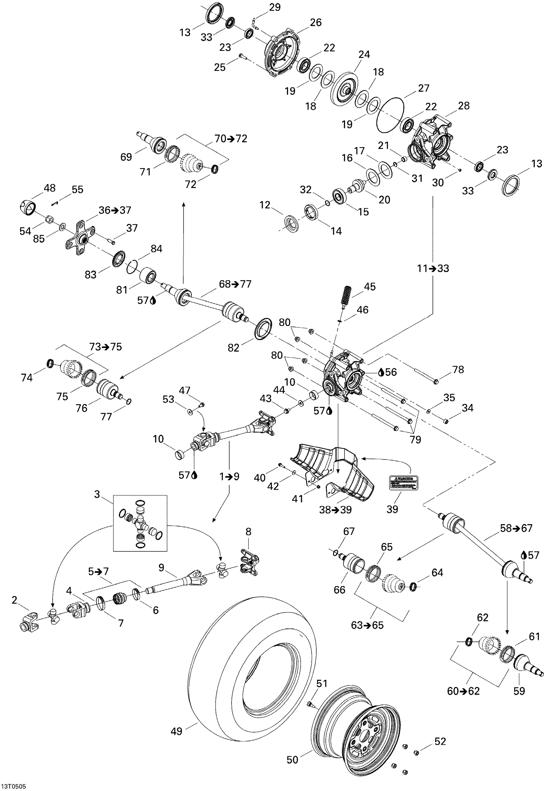 Drive System, Rear
