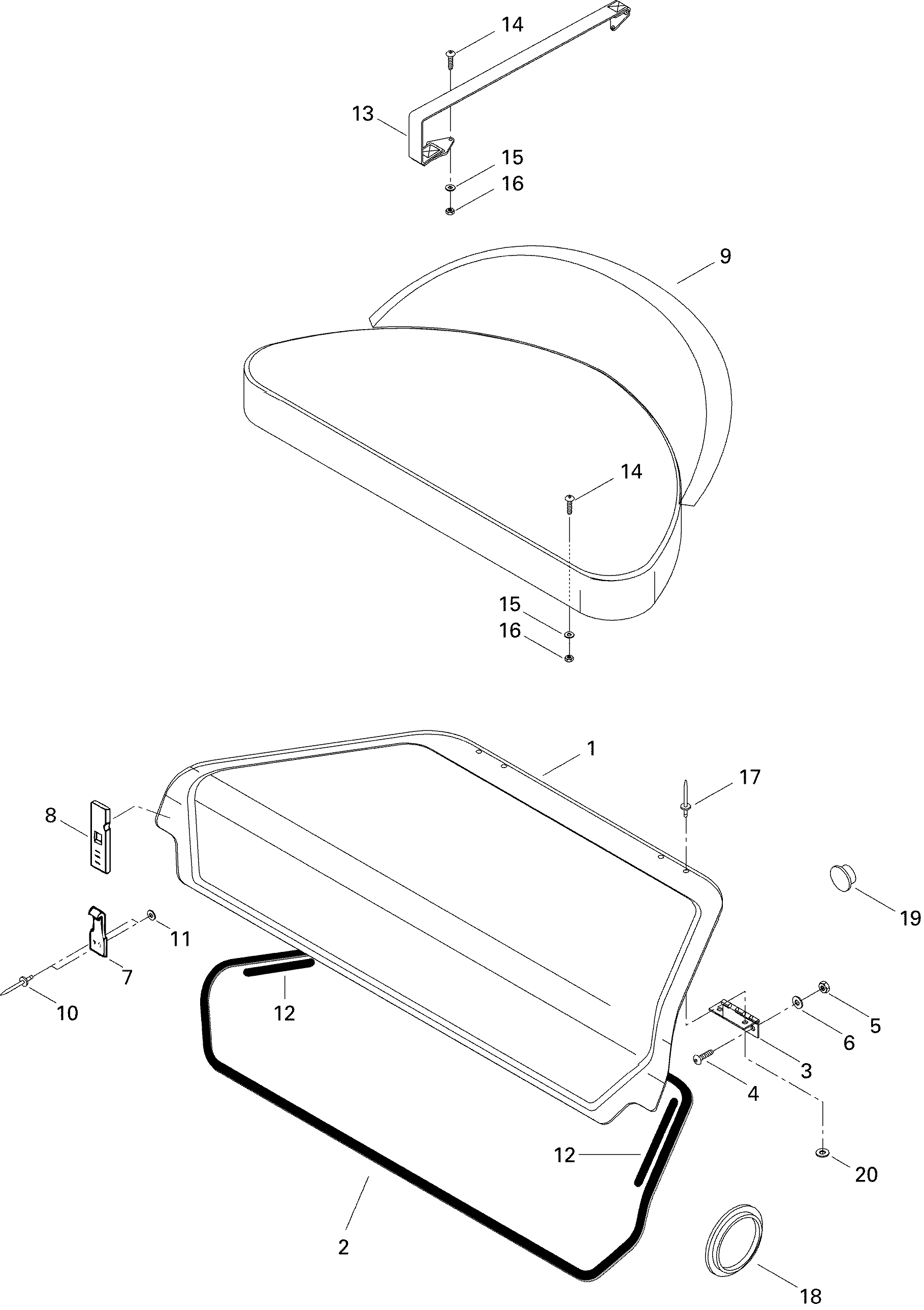 Схема узла: Seat, Front