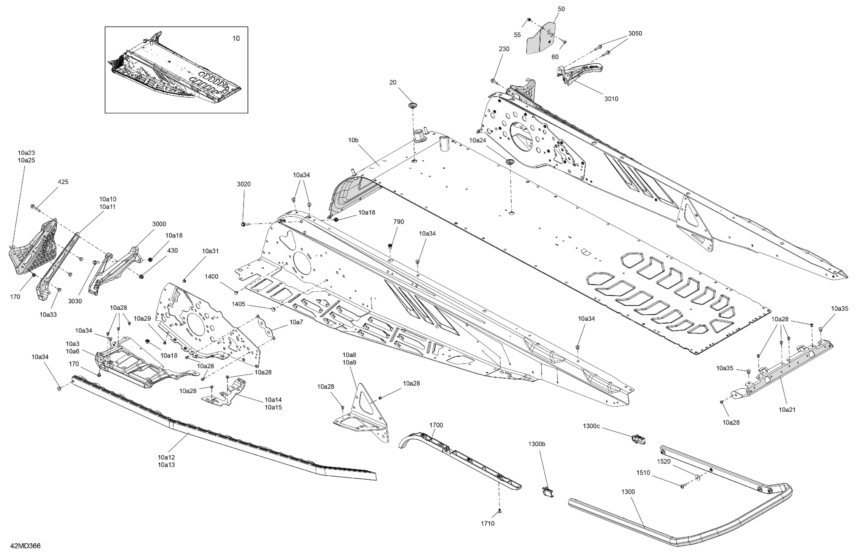Схема узла: Frame - System - Rear Section