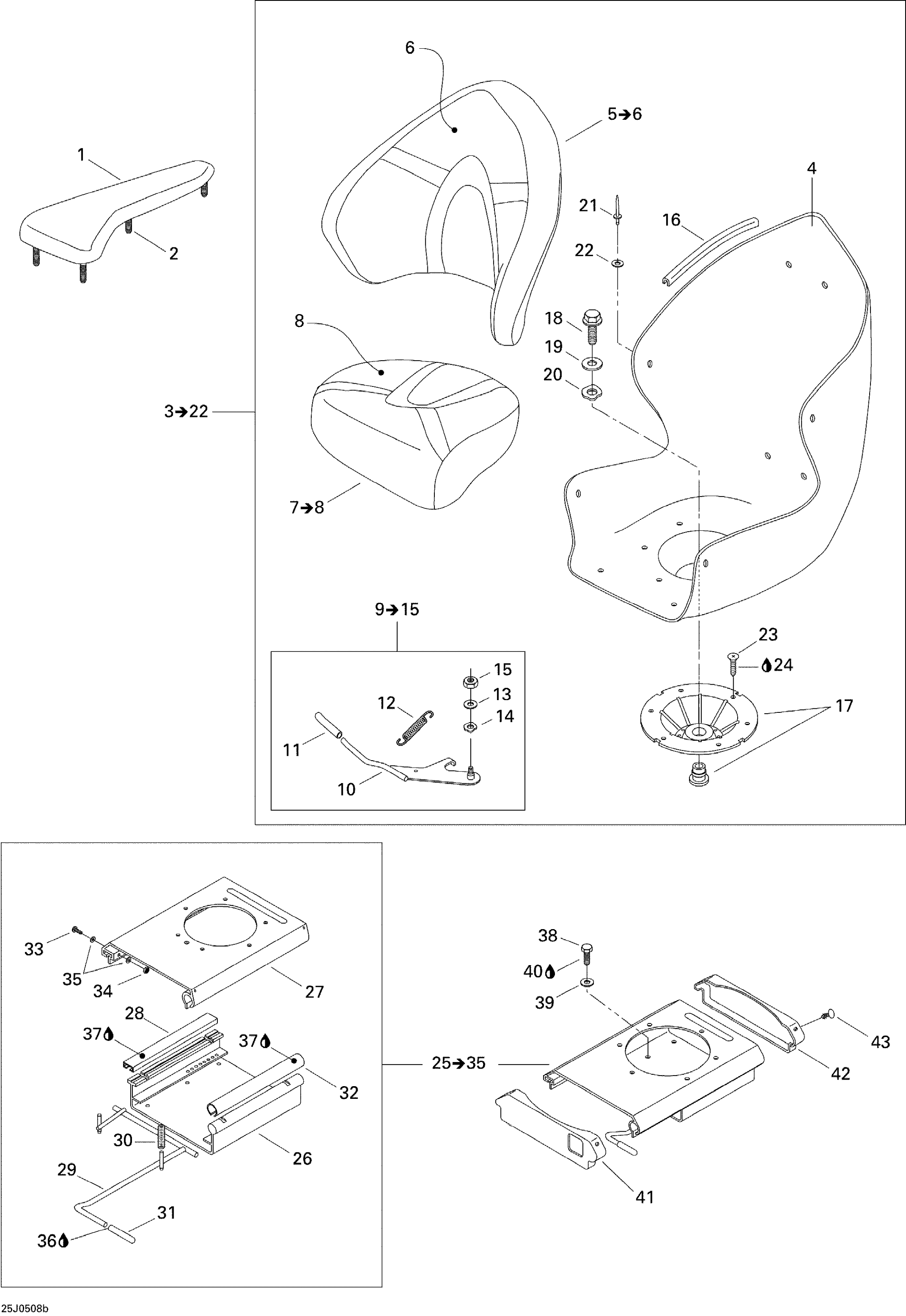 Seat (Driver and Passenger)