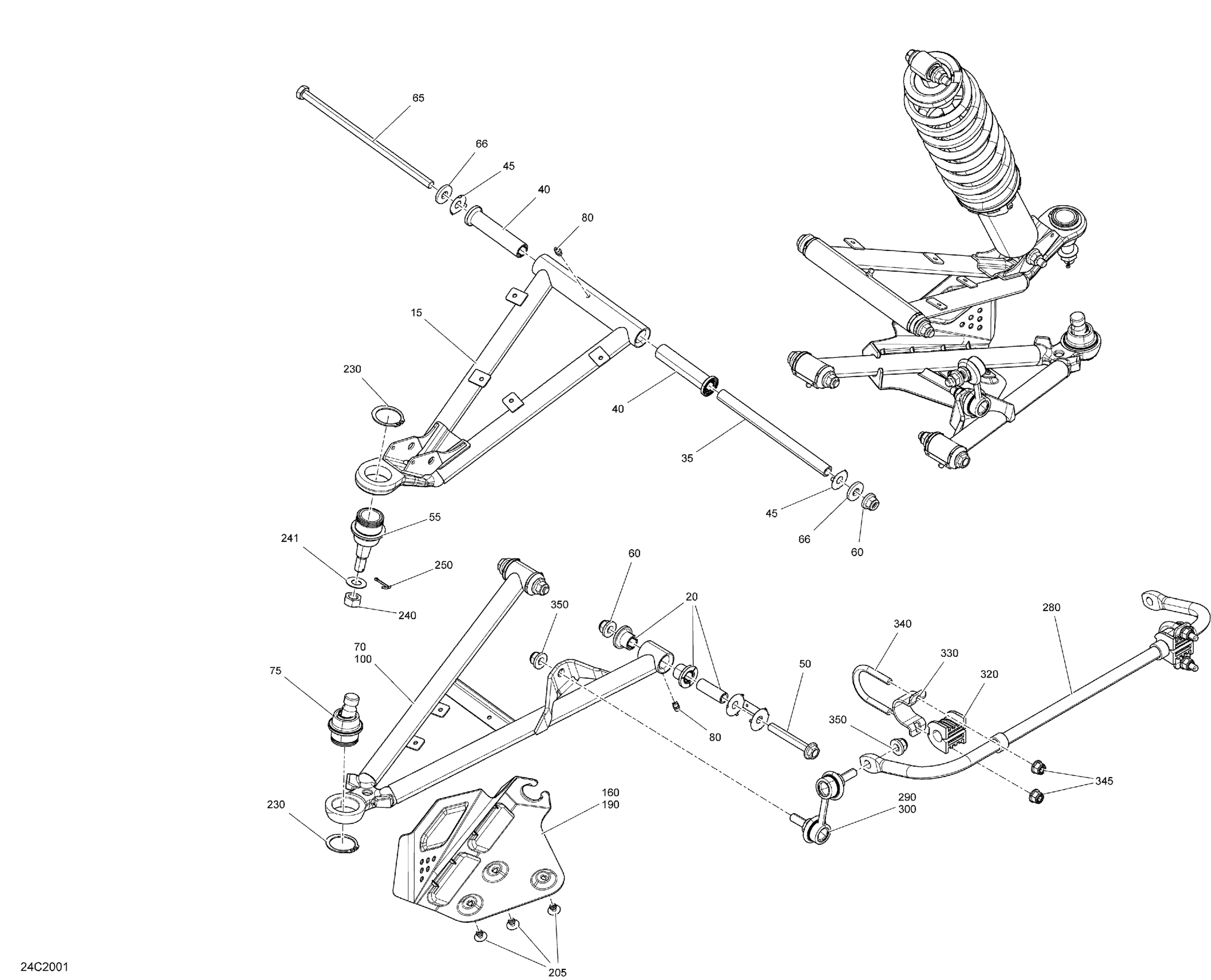 Схема узла: Front Suspension