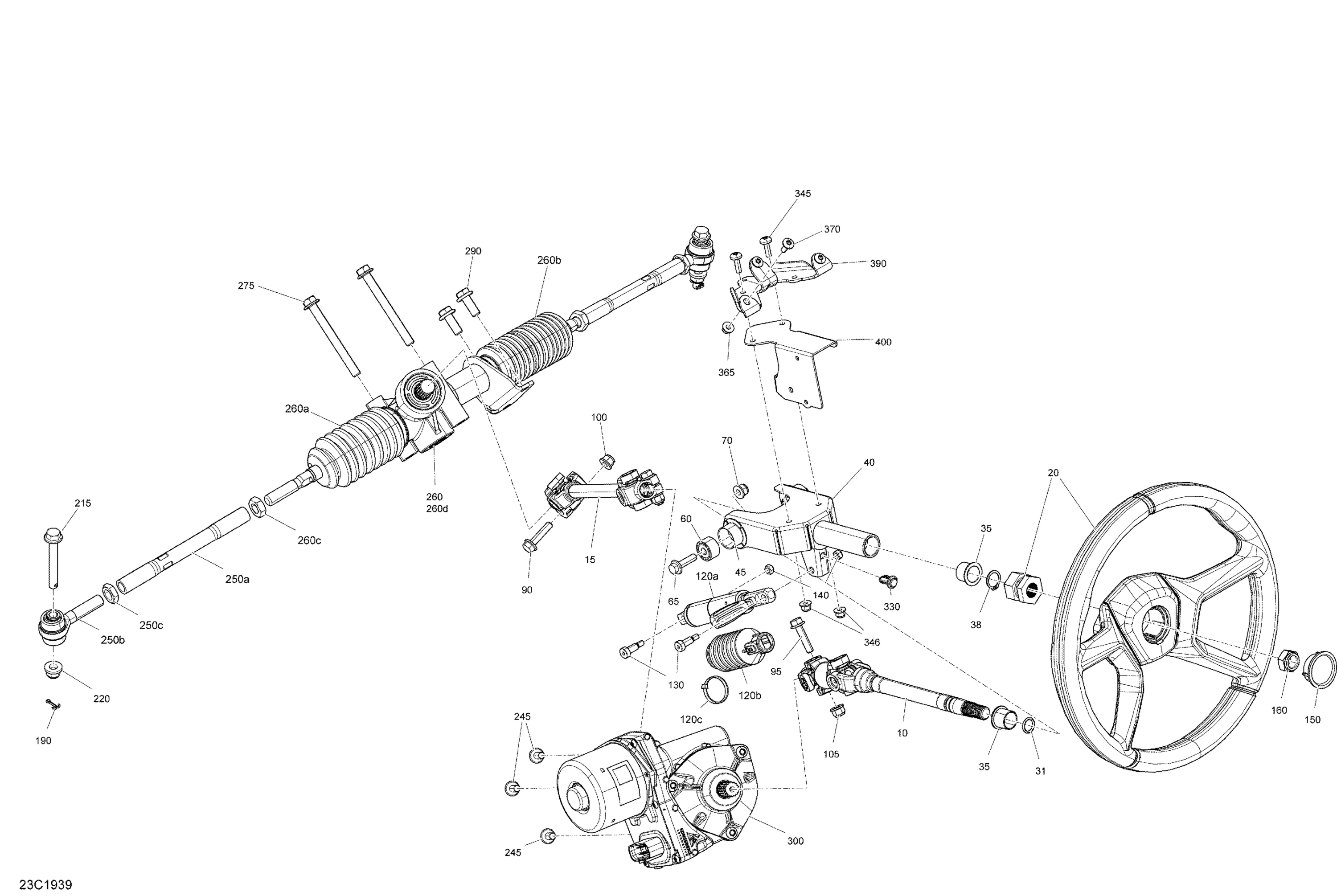 Схема узла: Steering - Package DPS