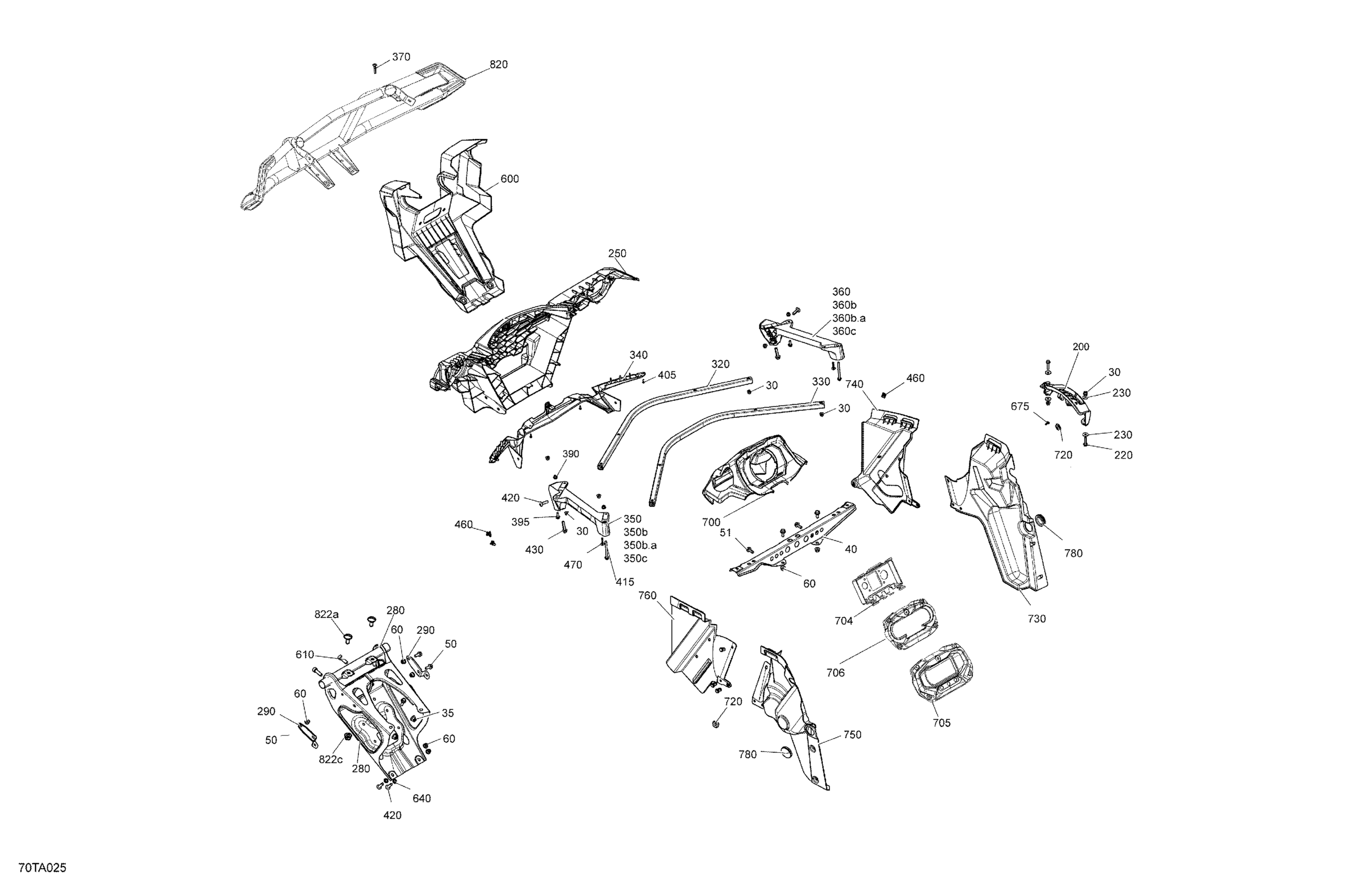 Схема узла: Body - Front Section