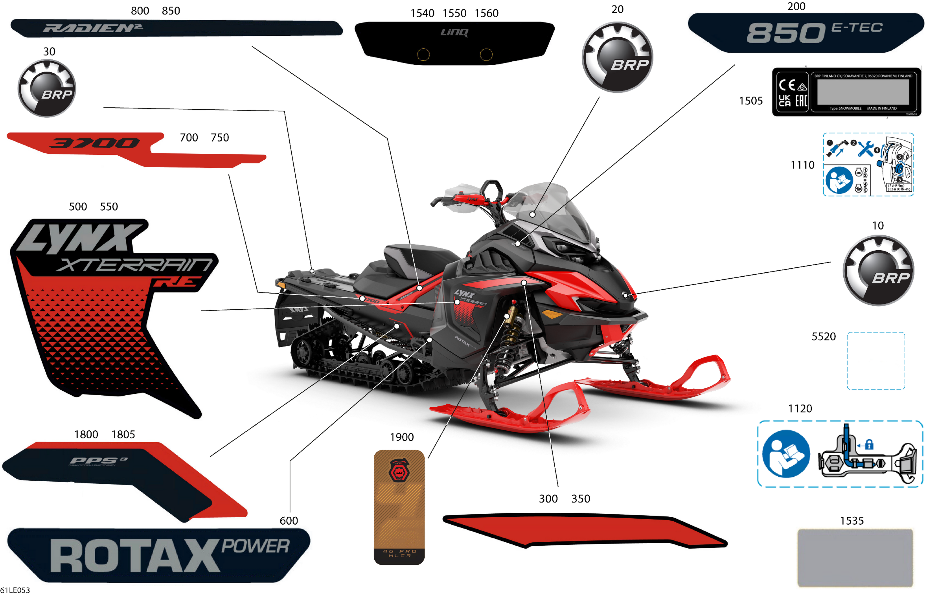 Схема узла: Body - Decals