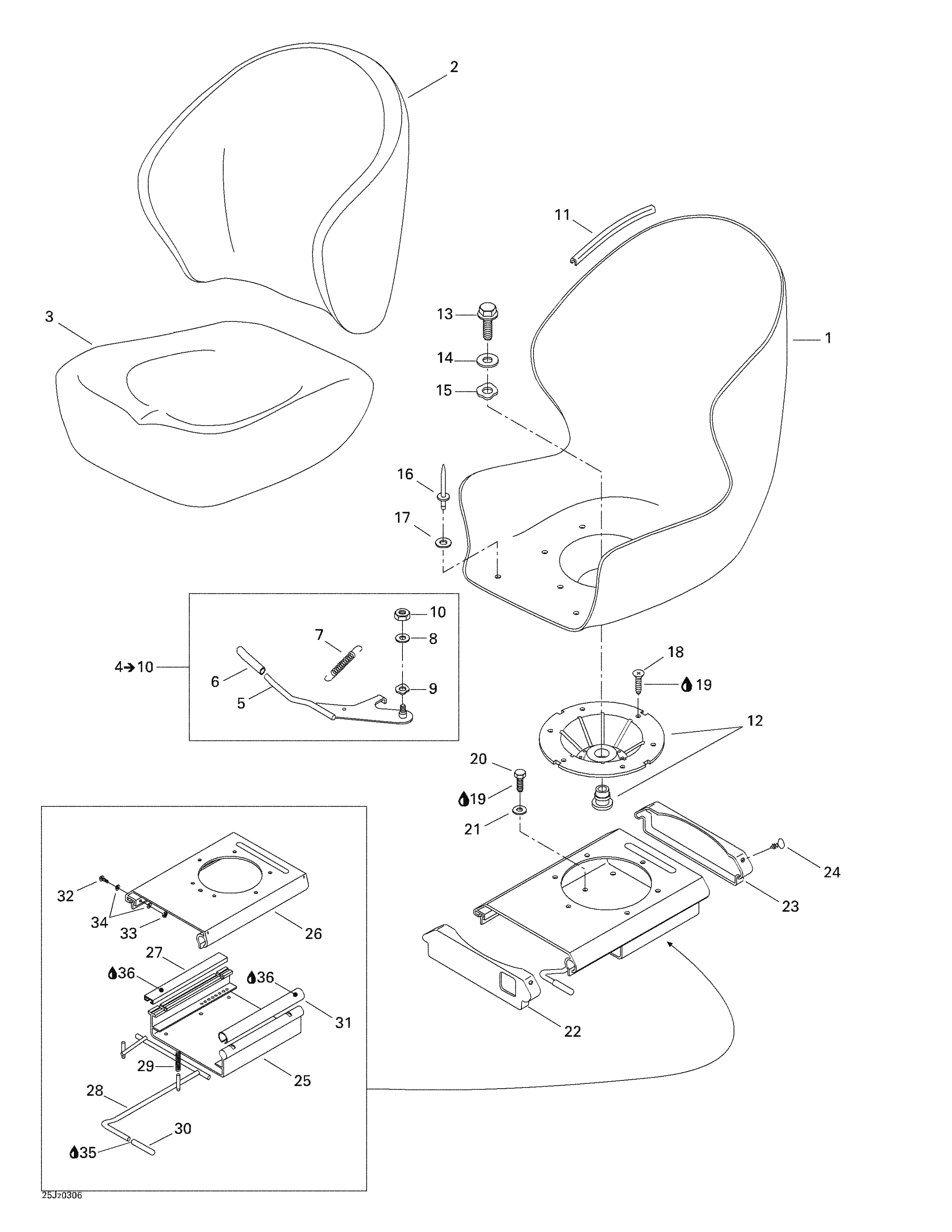 Driver Passenger Seat