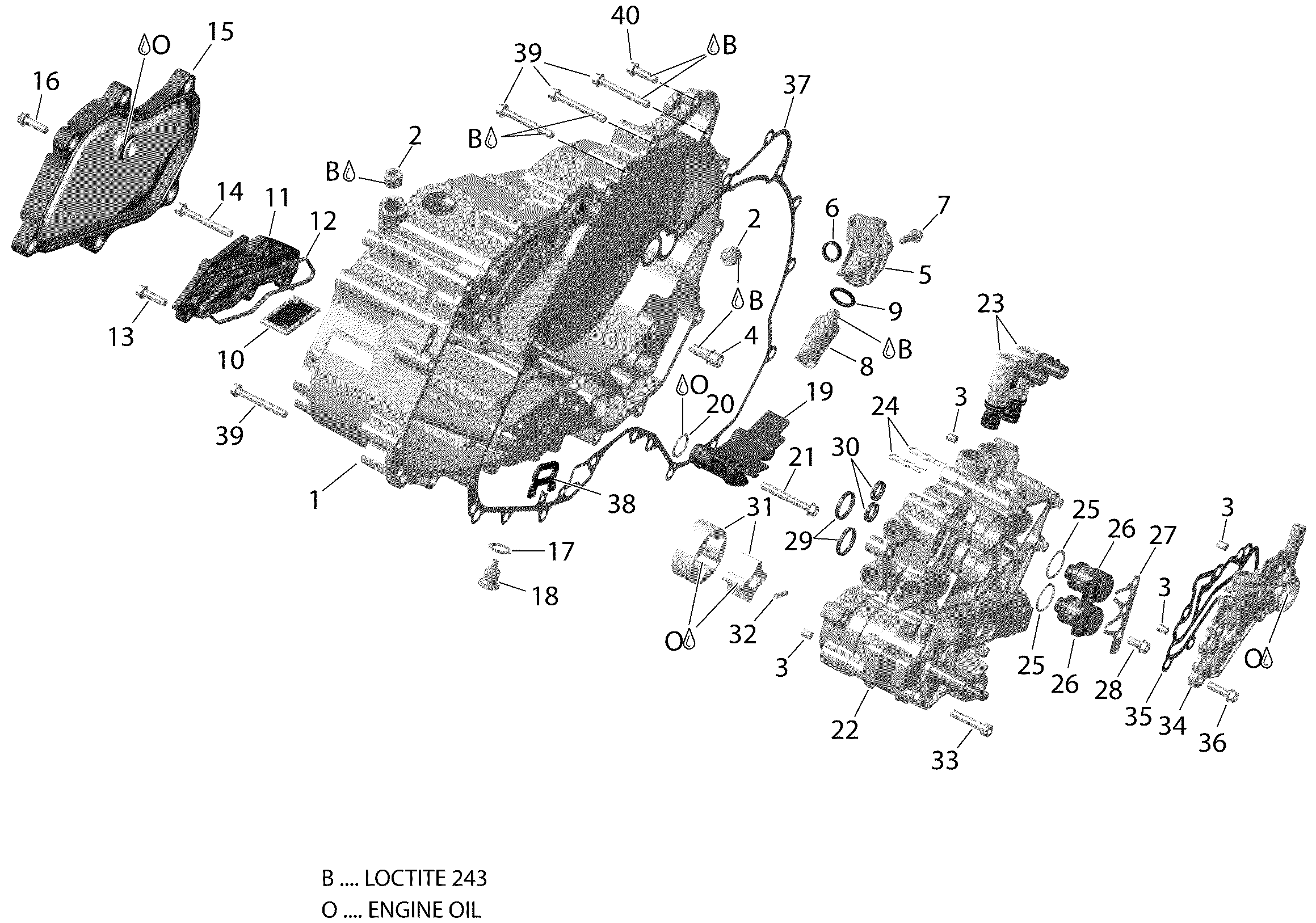 ROTAX - Clutch Cover - SE6
